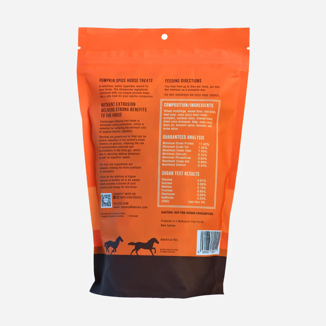 Kelcie's Pumpkin Spice Horse Treats 1 lb