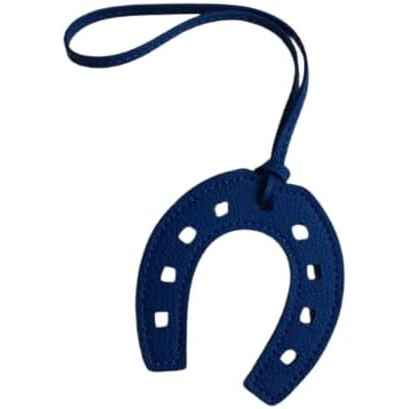 Horse Shoe Lucky Leather Bag Charm