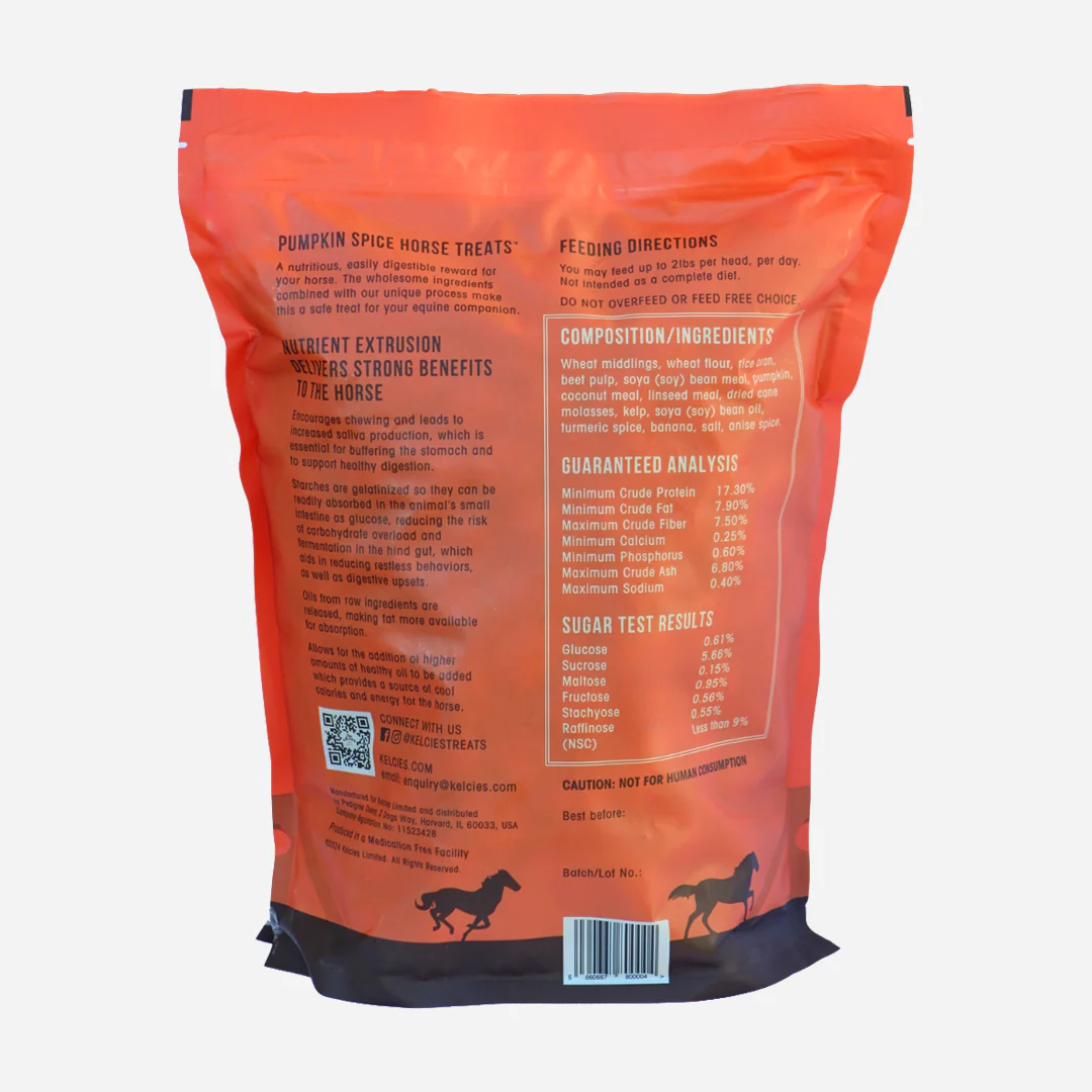 Kelcie's Pumpkin Spice Horse Treats 5 lb