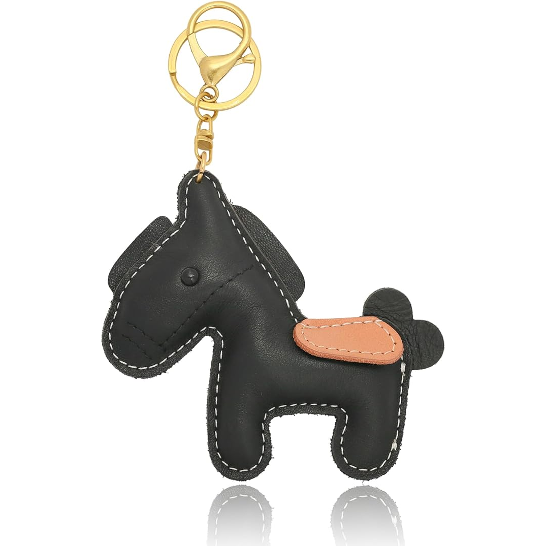 Utopia Leather Horse Keychain