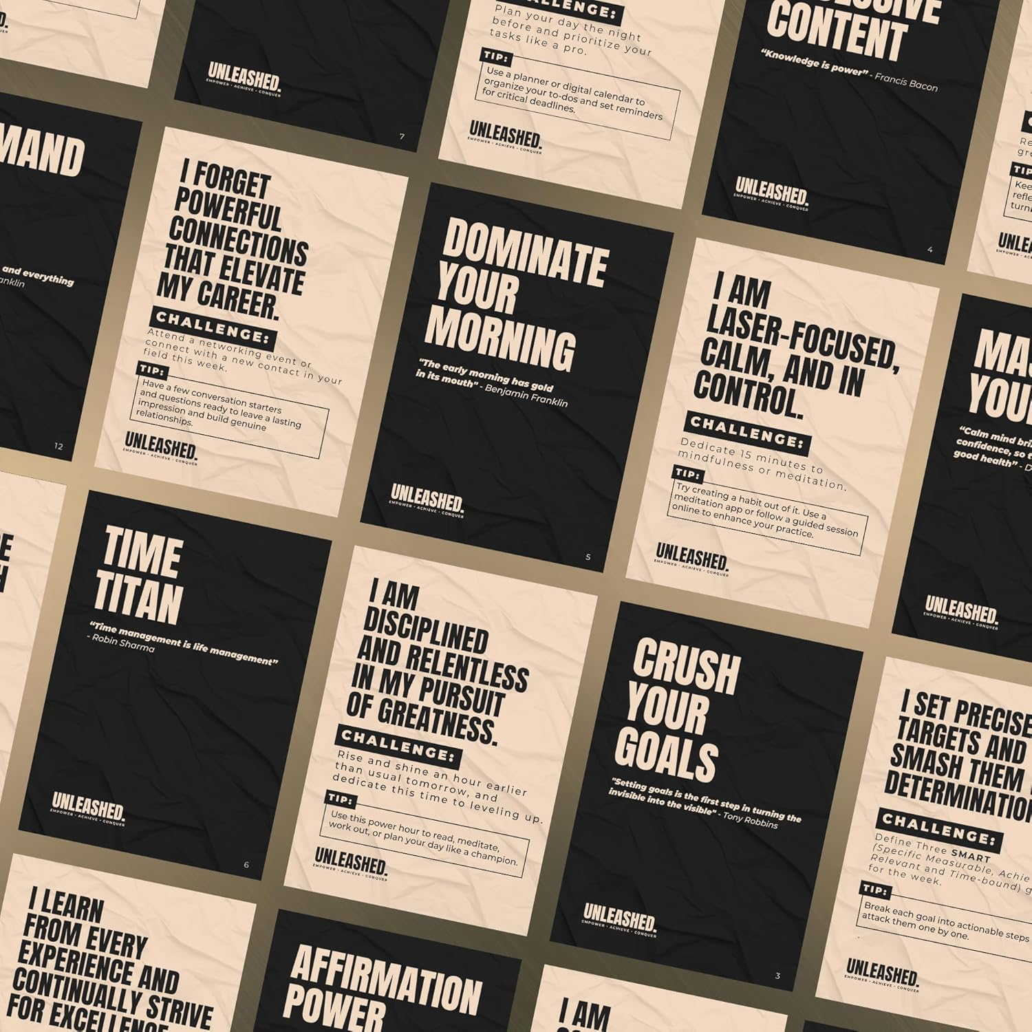Unleash Your Inner Champion Daily Affirmation Cards