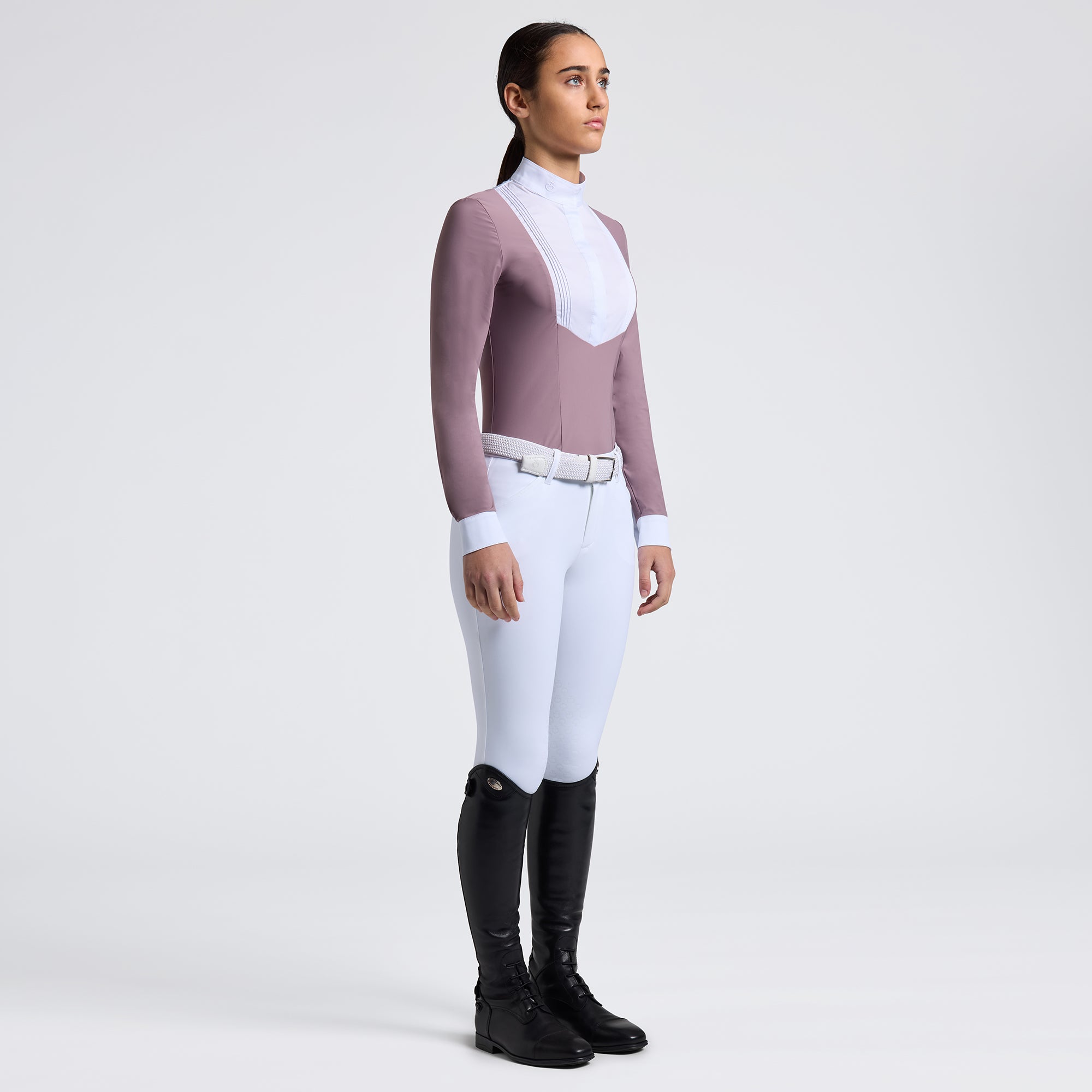 Cavalleria Toscana Hunter Bib Shirt l/s girls