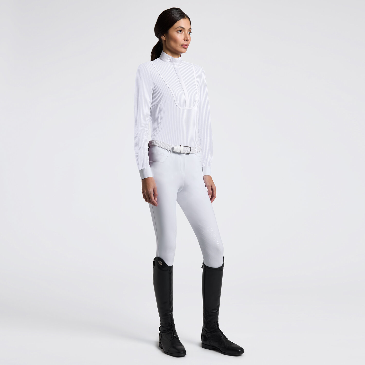 Cavalleria Toscana Stripe Comp Shirt lds