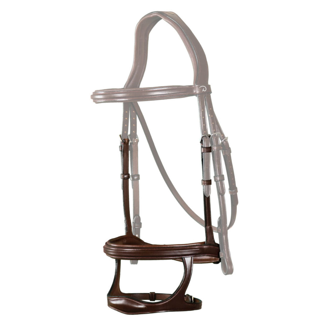 Dyon Double Drop Noseband Steel