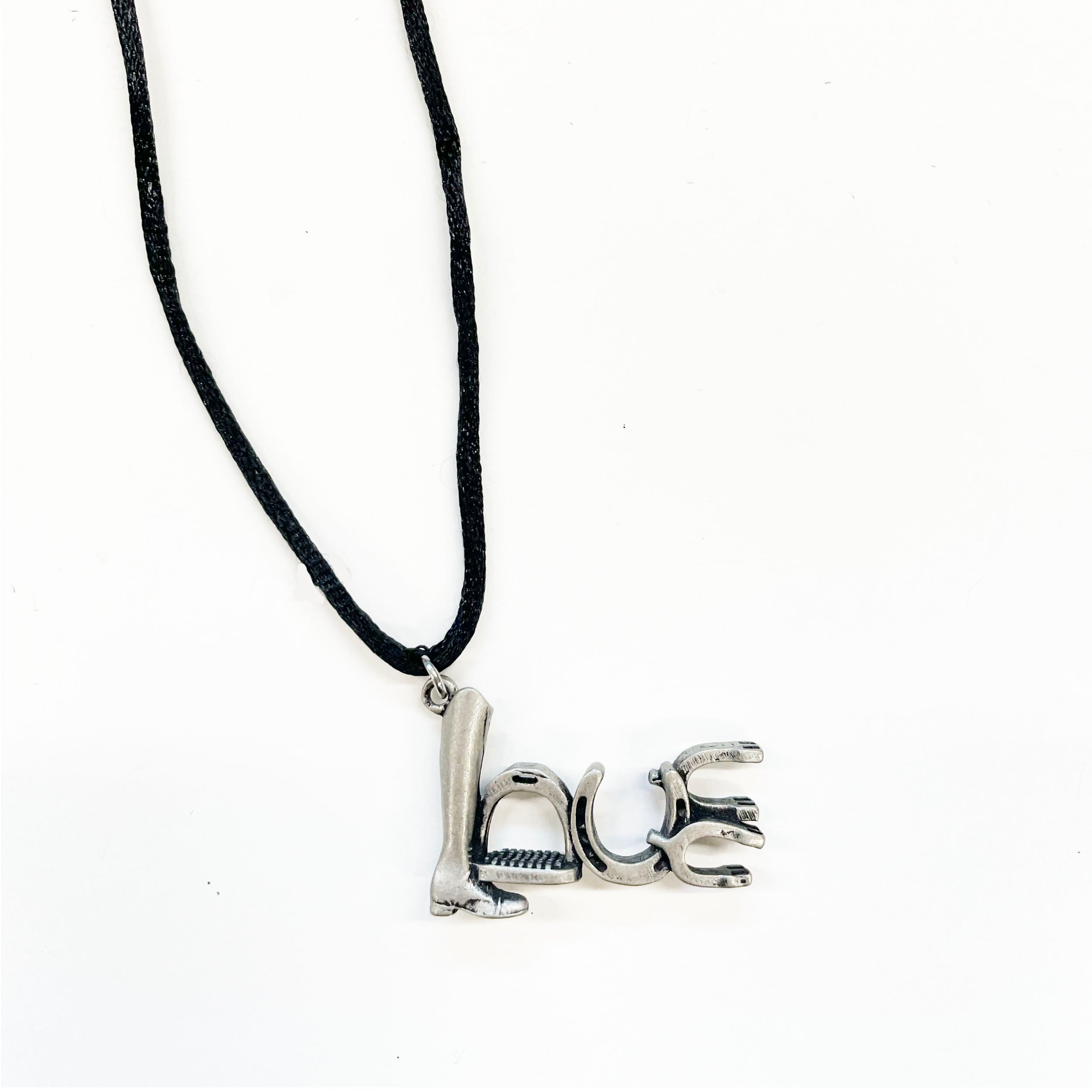Swanky Equestrian Love Necklace