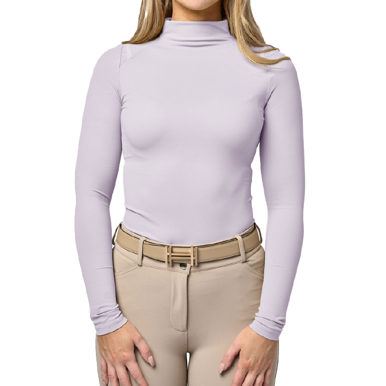 TKEQ Chloe High Collar Tech Top