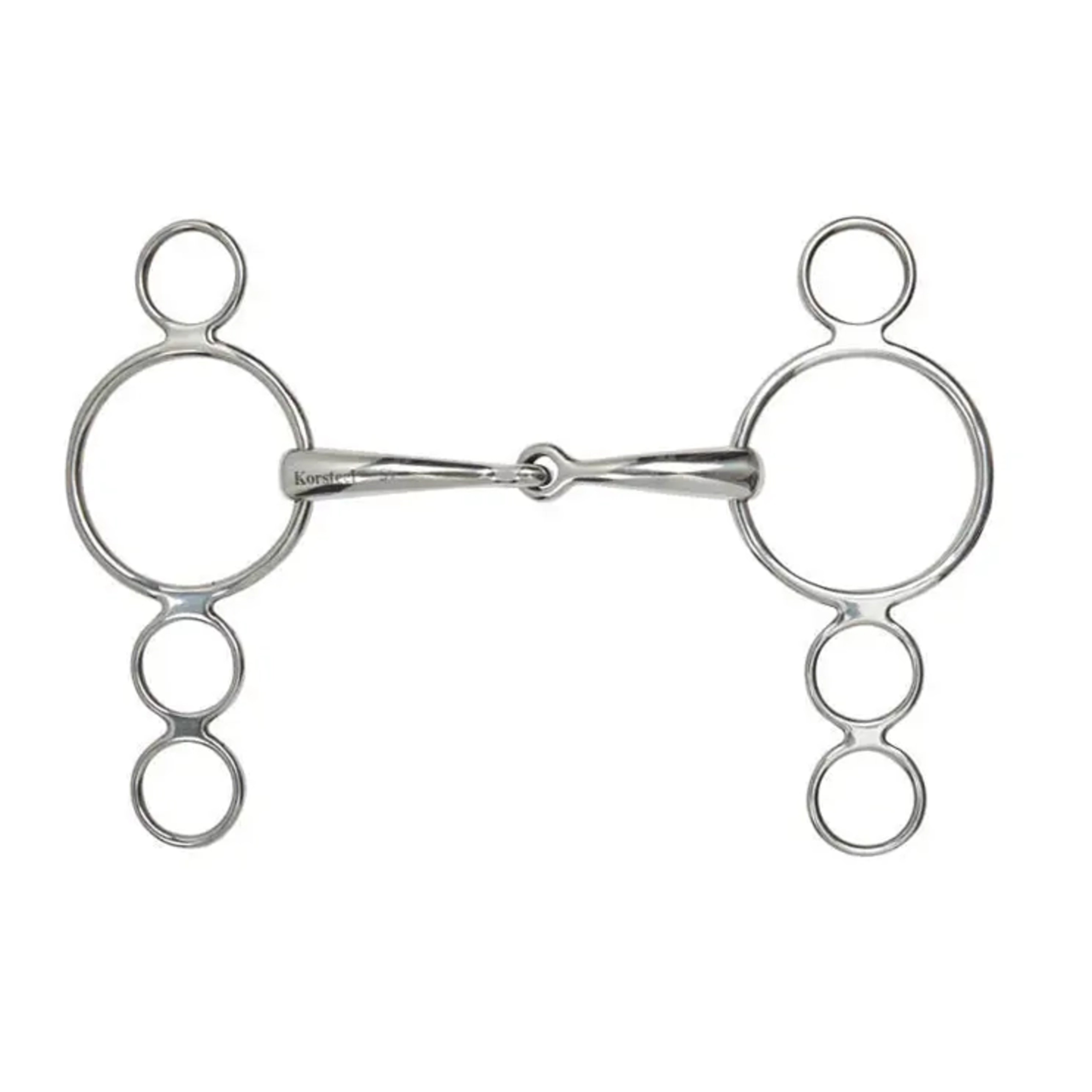 Korsteel Bit 3-Ring Gag Snaffle