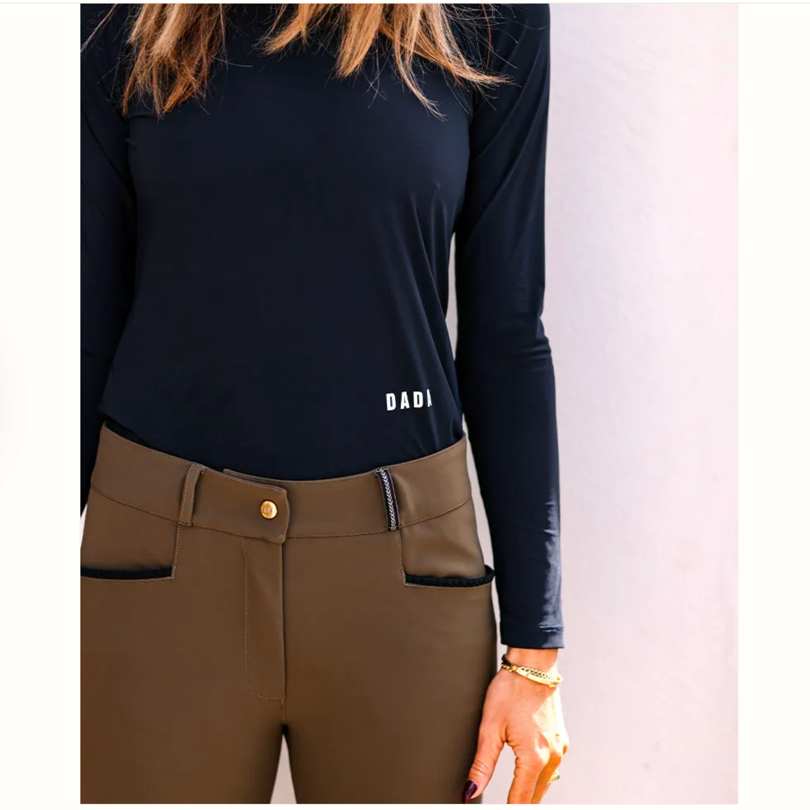 Dada Sport Totem Mock Neck Long Sleeve