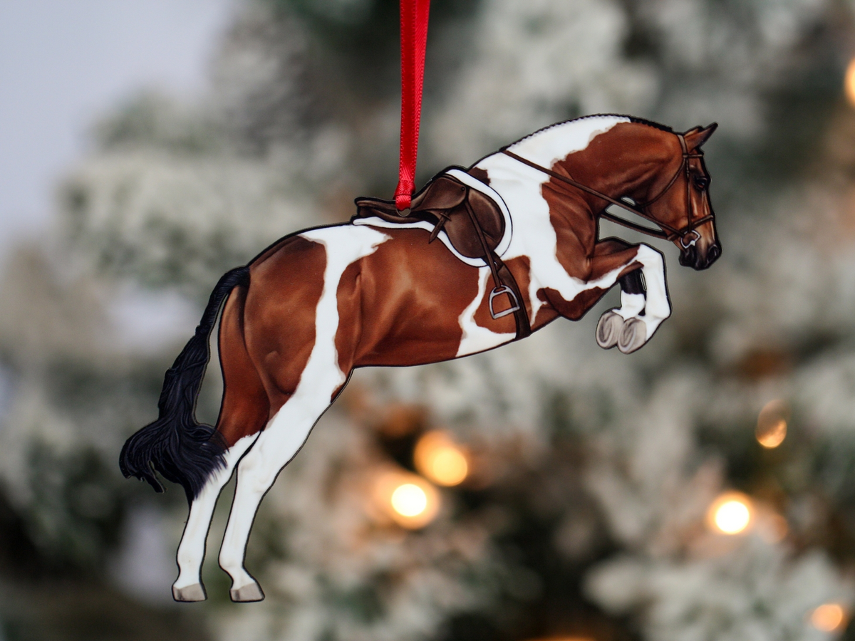 Wood Ornament Laser Cut Horse