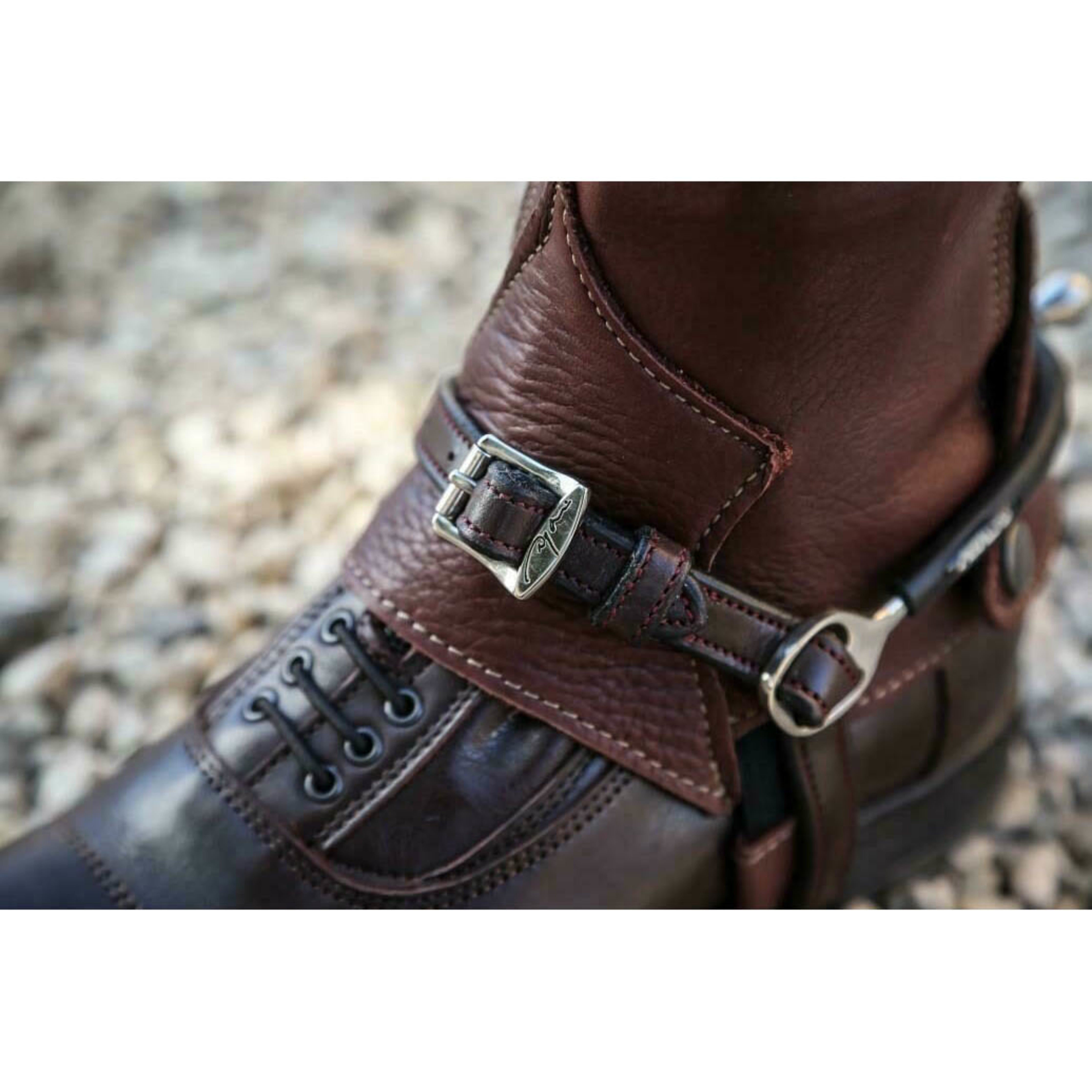 Dyon Spur Straps Brown