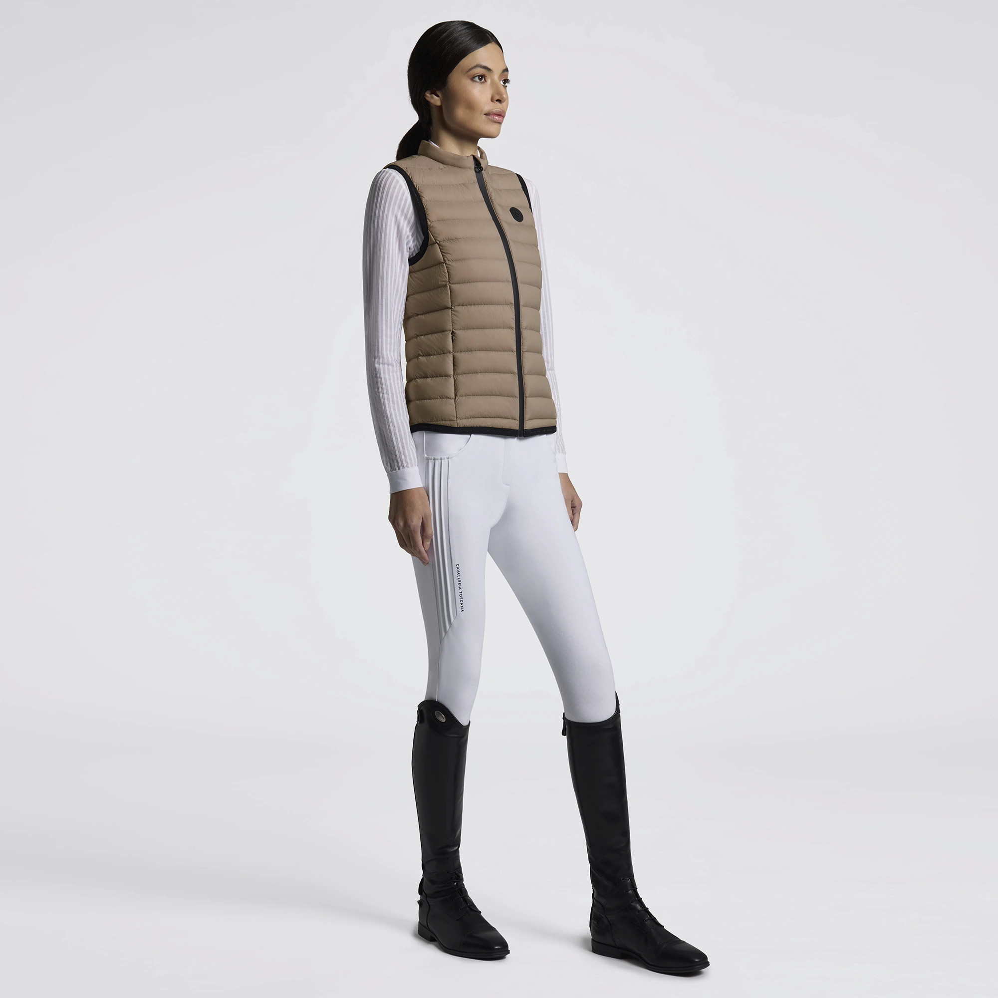 Cavalleria Toscana Nylon Quilt Body Warmer ladies