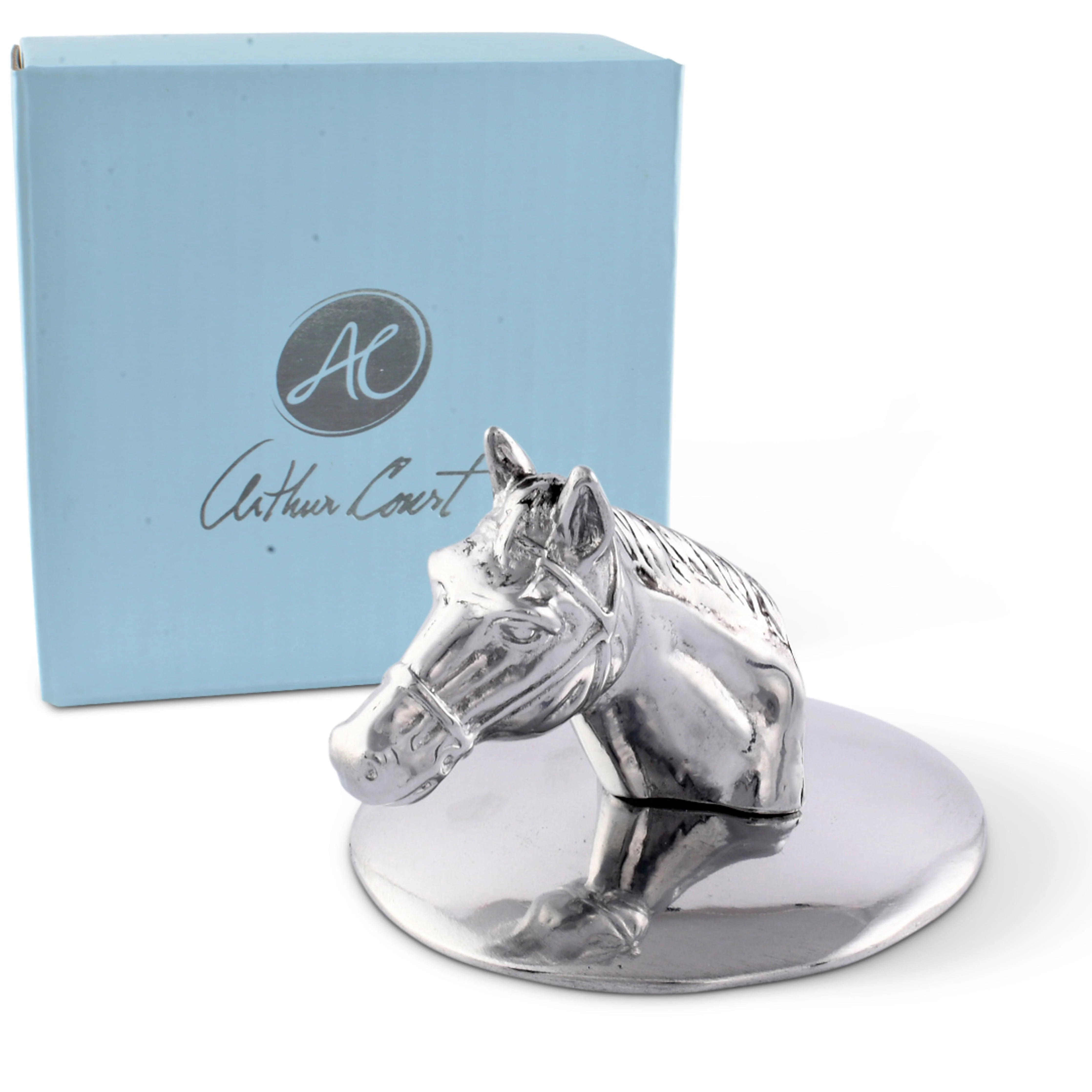 Cast Aluminum Horse Head Paper Weight