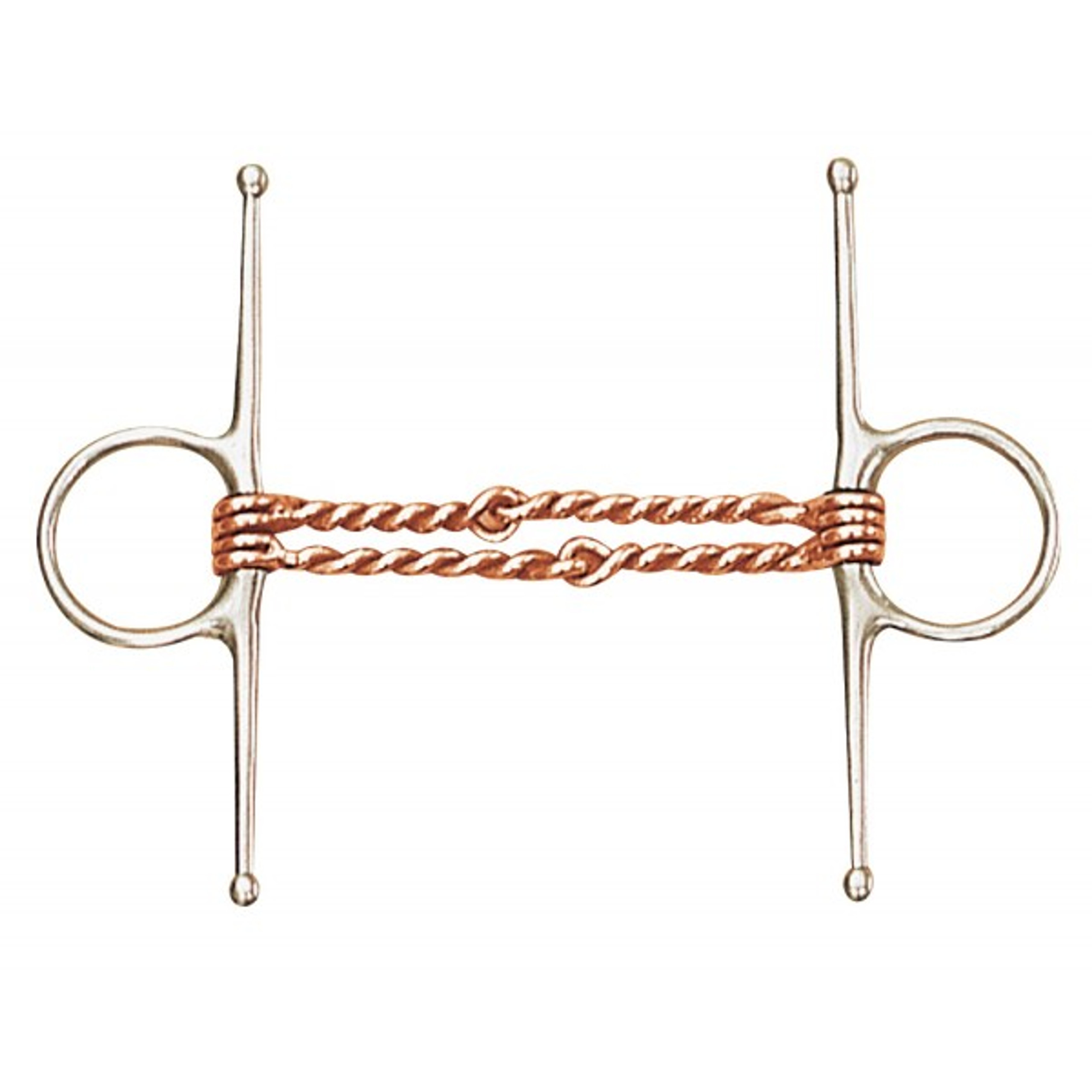 Centaur Bit Full Cheek Copper Double Twisted Wire