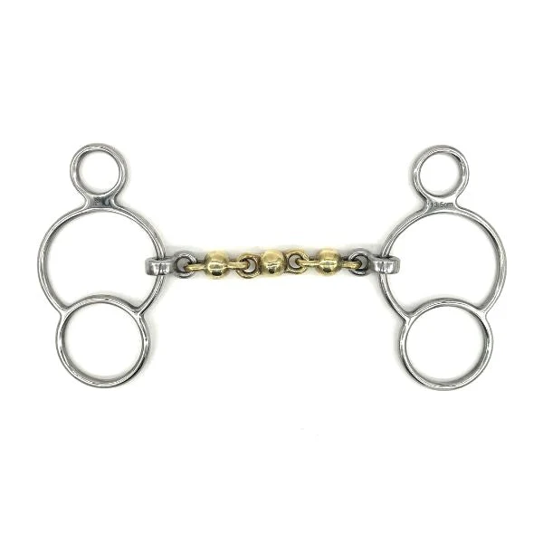 Jake Adams Bit 2-Ring Brass Waterford