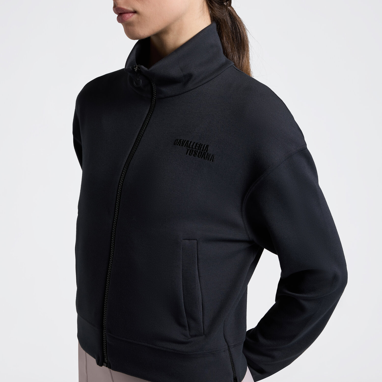 Cavalleria Toscana High Neck Soft Zip ladies