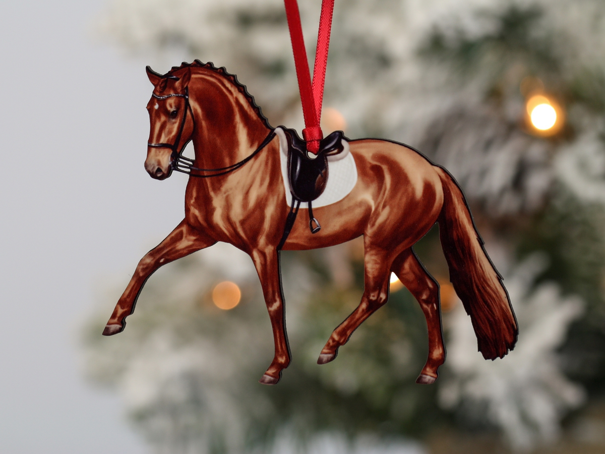 Wood Ornament Laser Cut Horse