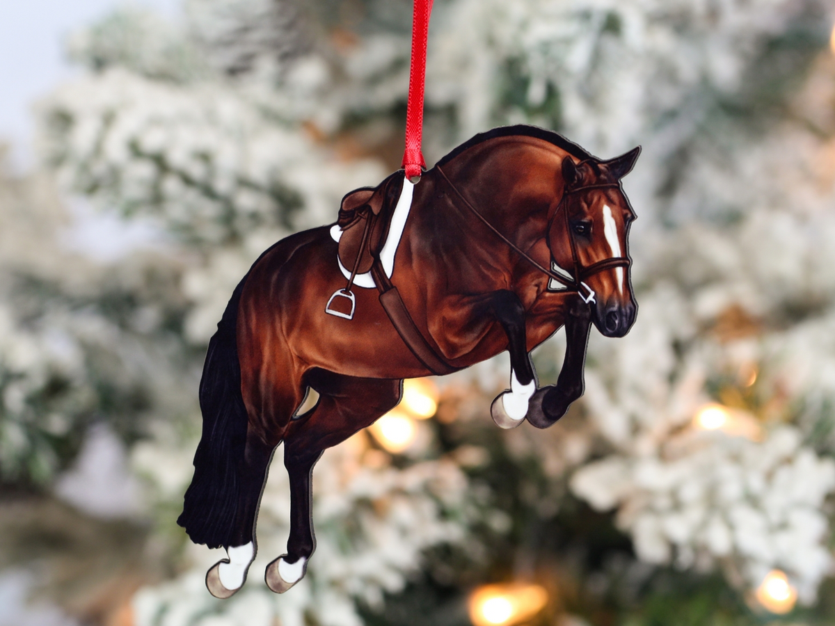 Wood Ornament Laser Cut Horse