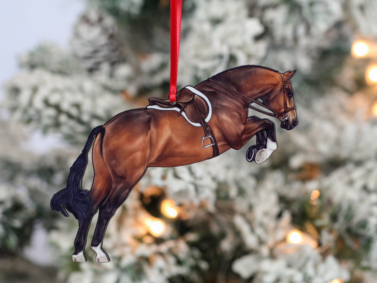 Wood Ornament Laser Cut Horse