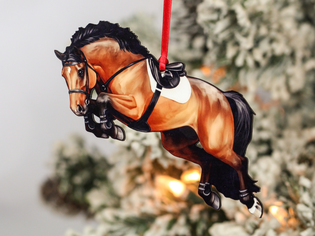 Wood Ornament Laser Cut Horse