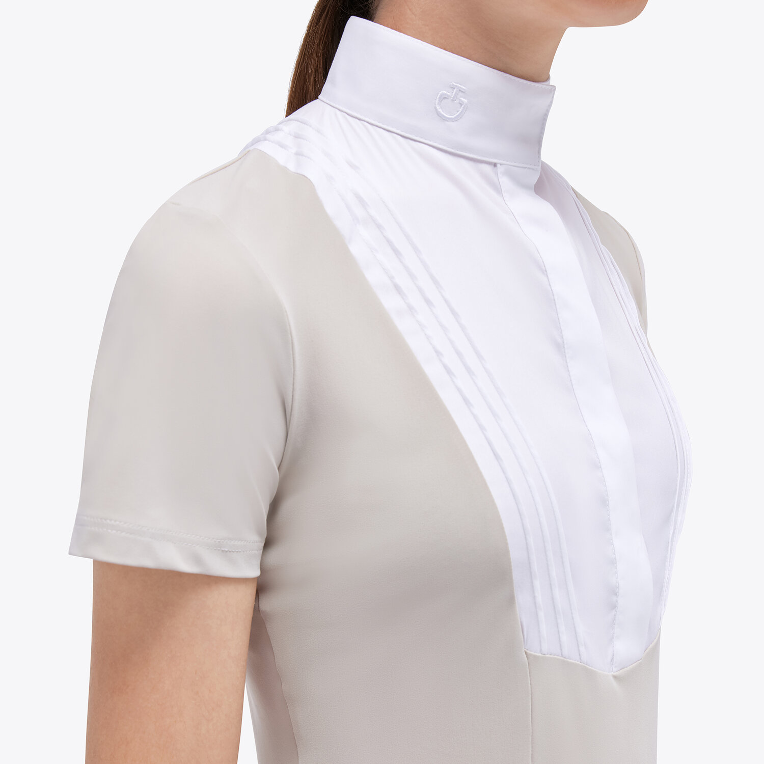 Cavalleria Toscana Perf Bib Shirt s/s girls