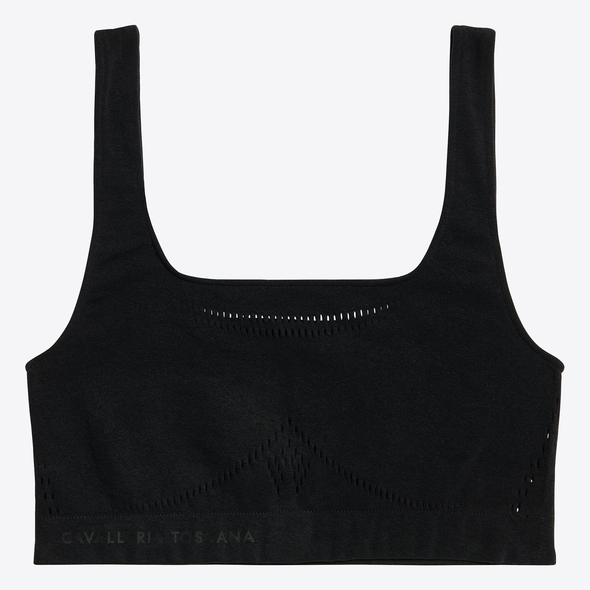 Cavalleria Toscana Tech Knit Crop Top Bra
