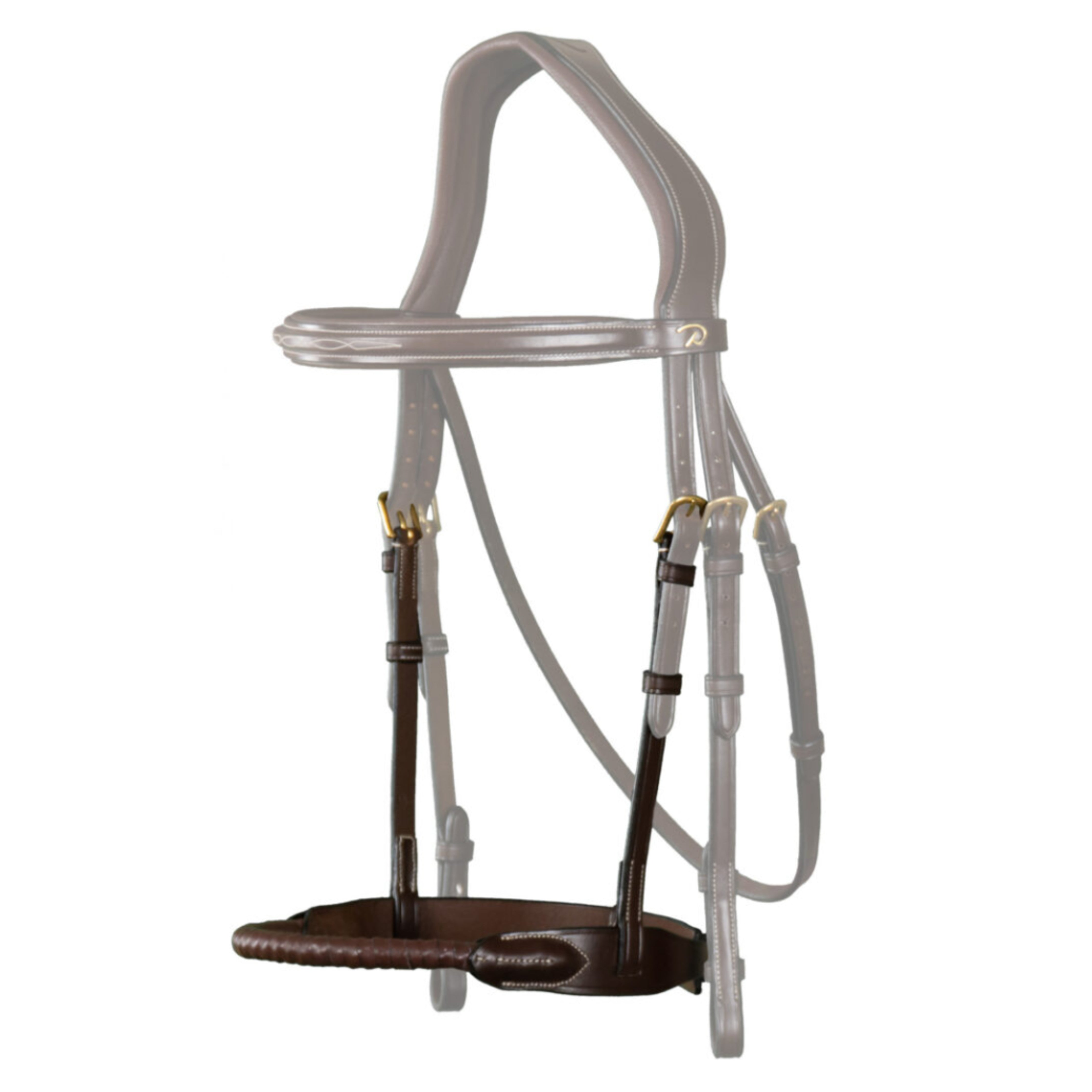 Dyon Leather Covered Rope Noseband