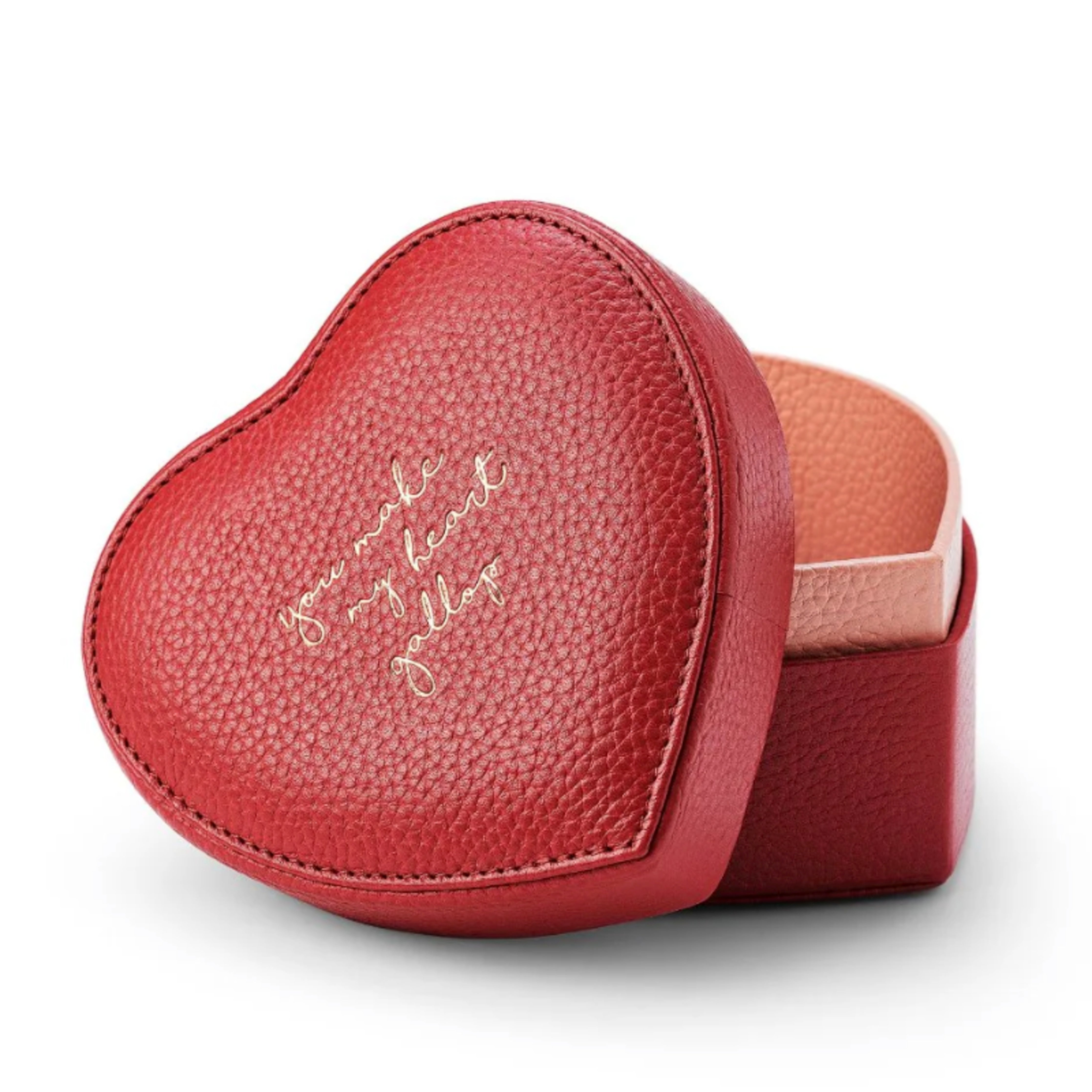 Love & Heart Leather Treat Box