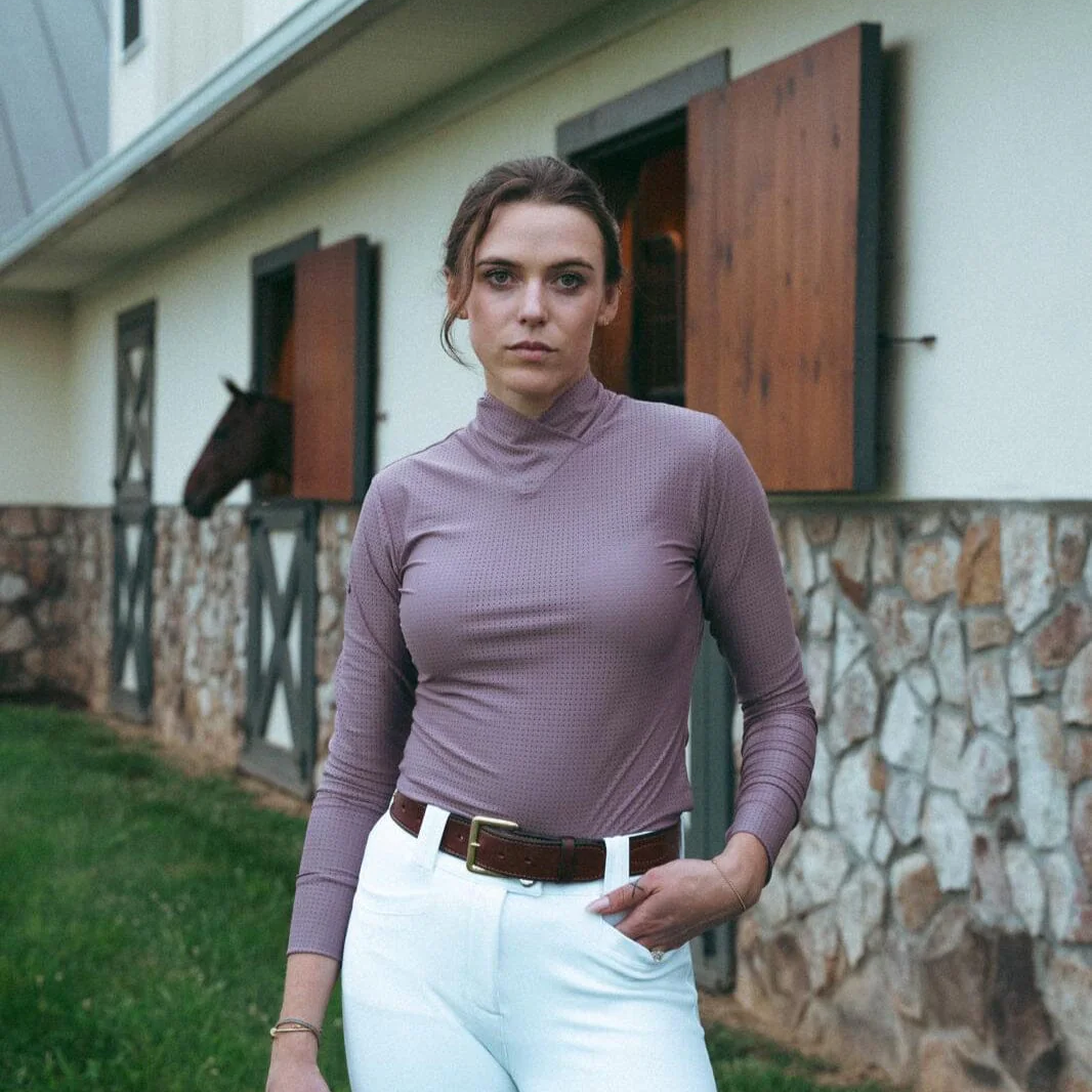 Criniere Kai Cross-Neck Perf Shirt