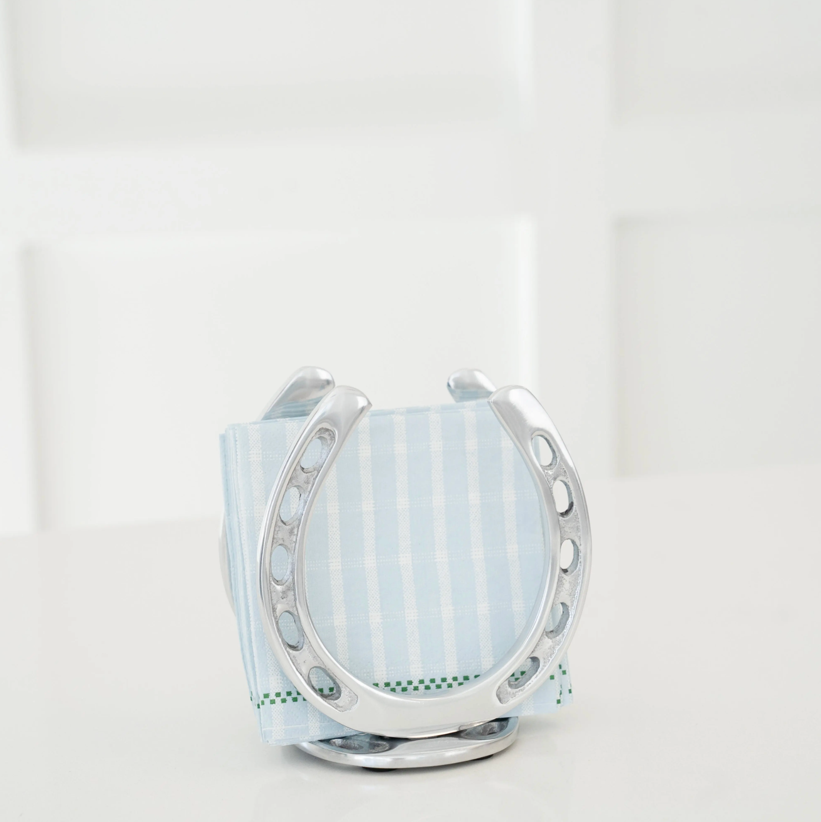 Huntley Equestrian Horseshoe Napkin / Letter Holder