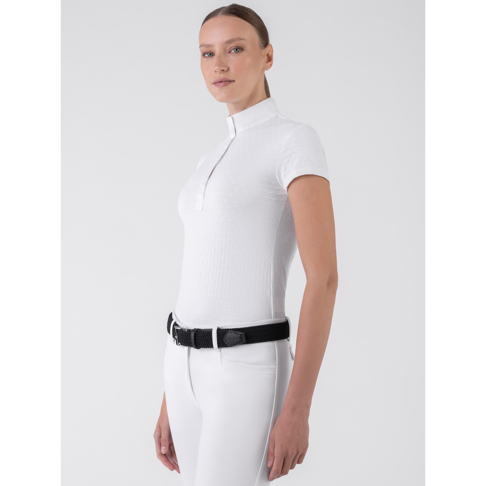 Equiline Camberk Jacquard Show Shirt s/s ladies