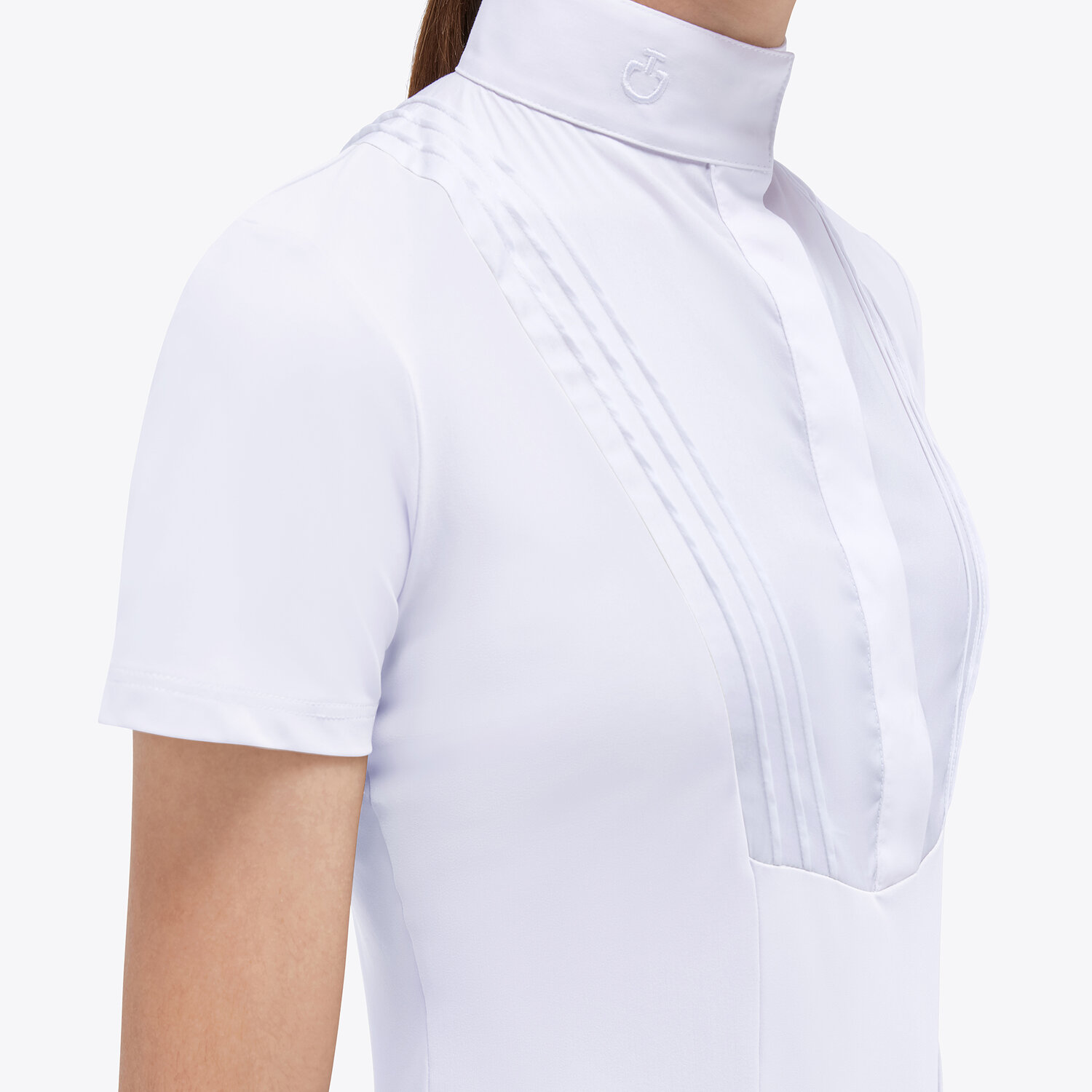 Cavalleria Toscana Perf Bib Shirt s/s girls