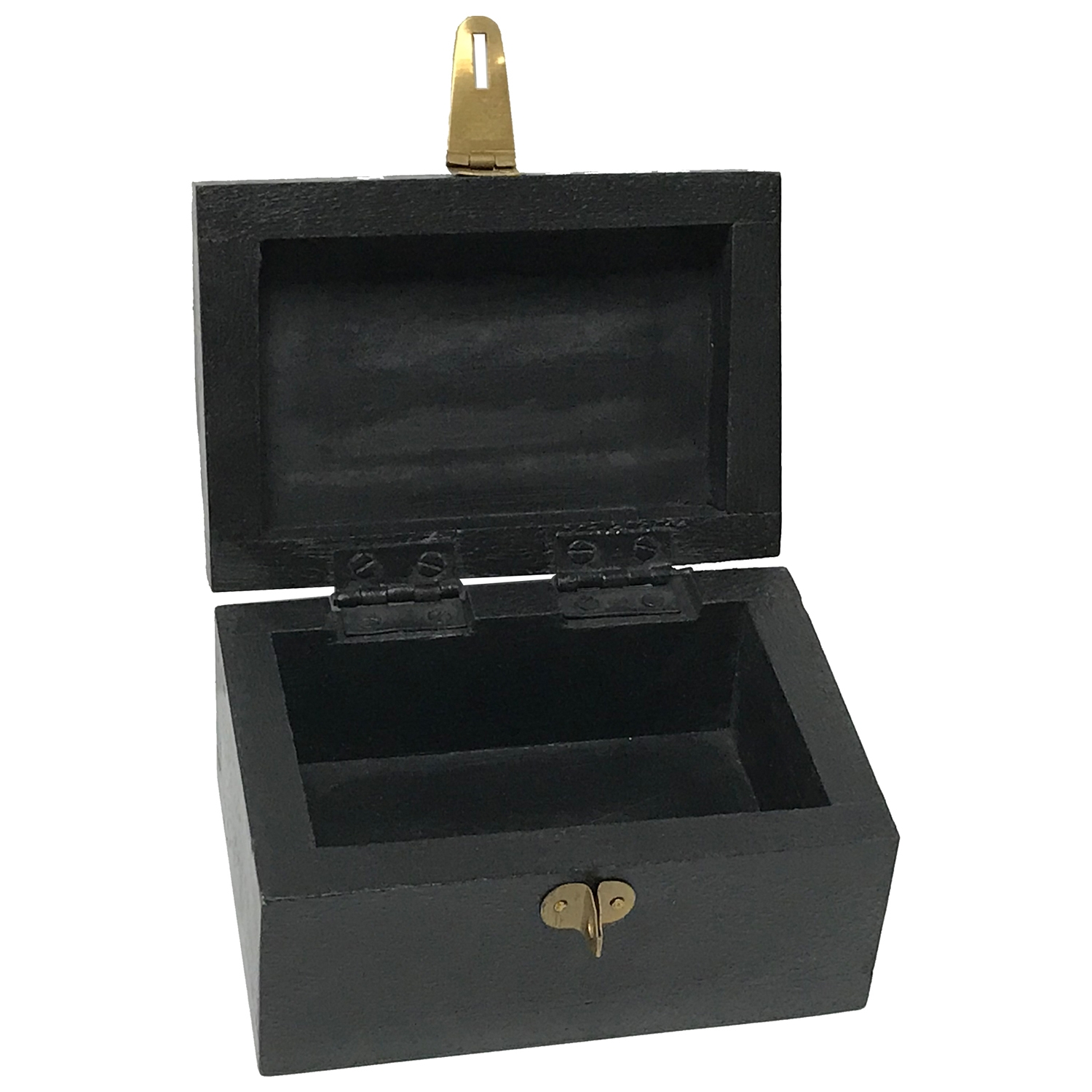 Treasure Chest Standing Horse Antiqued Wood Box