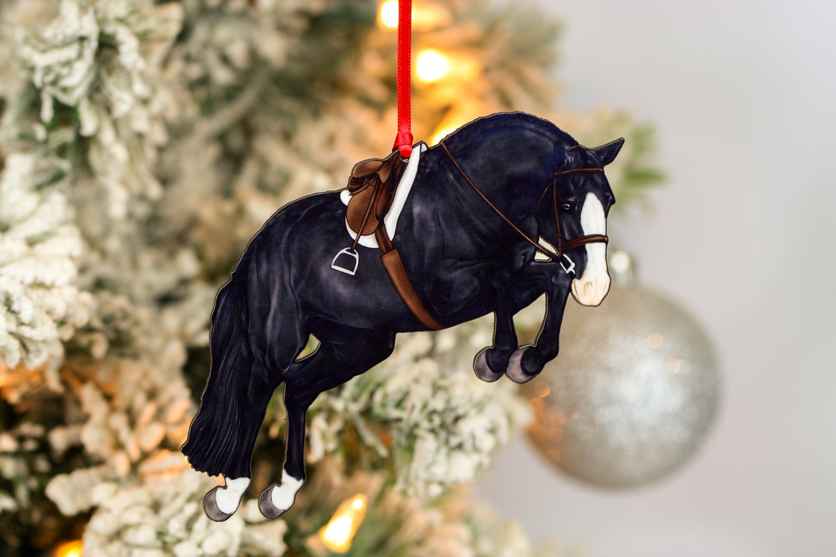 Wood Ornament Laser Cut Horse