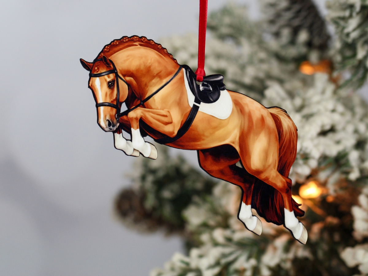 Wood Ornament Laser Cut Horse