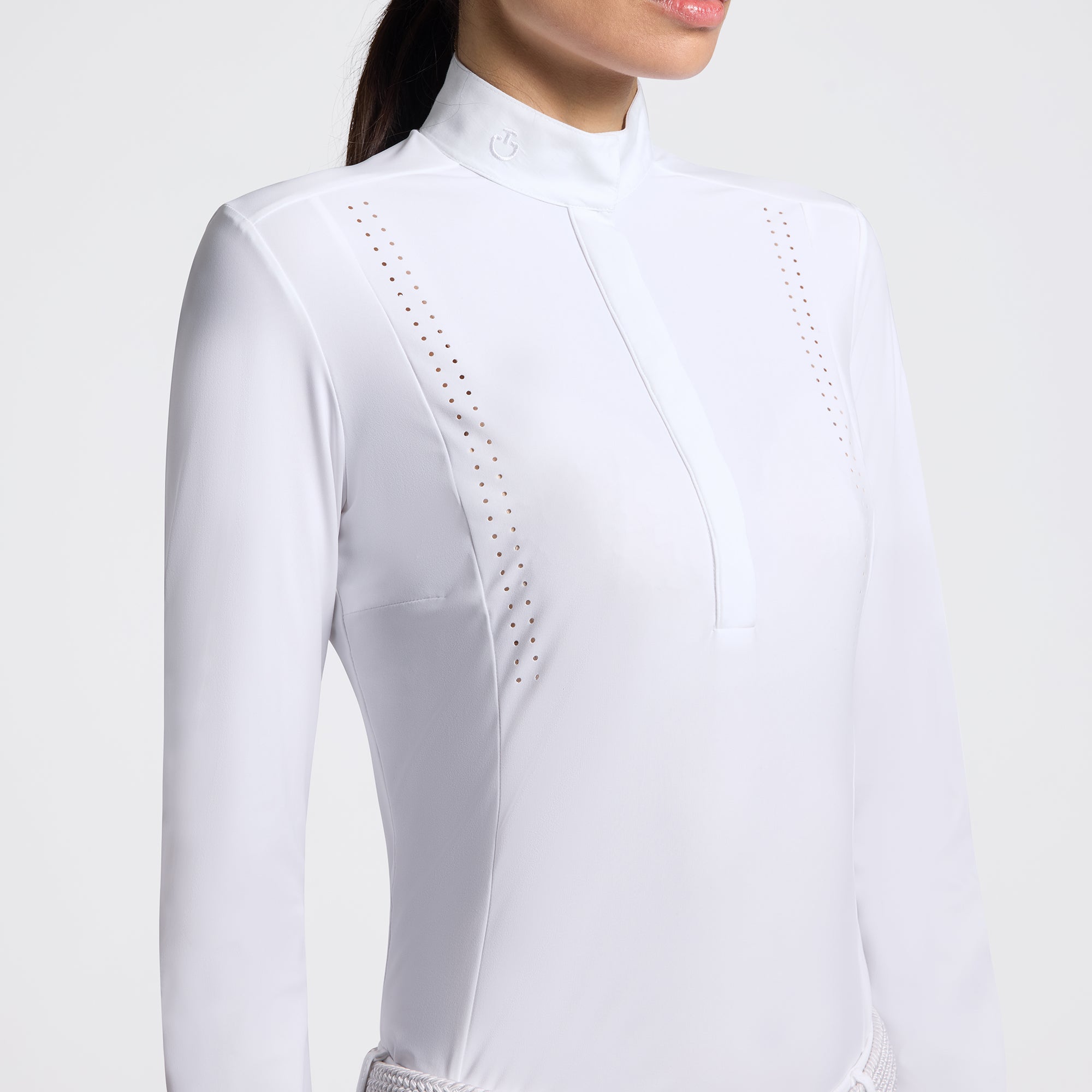 Cavalleria Toscana Double Dot Shirt l/s ladies