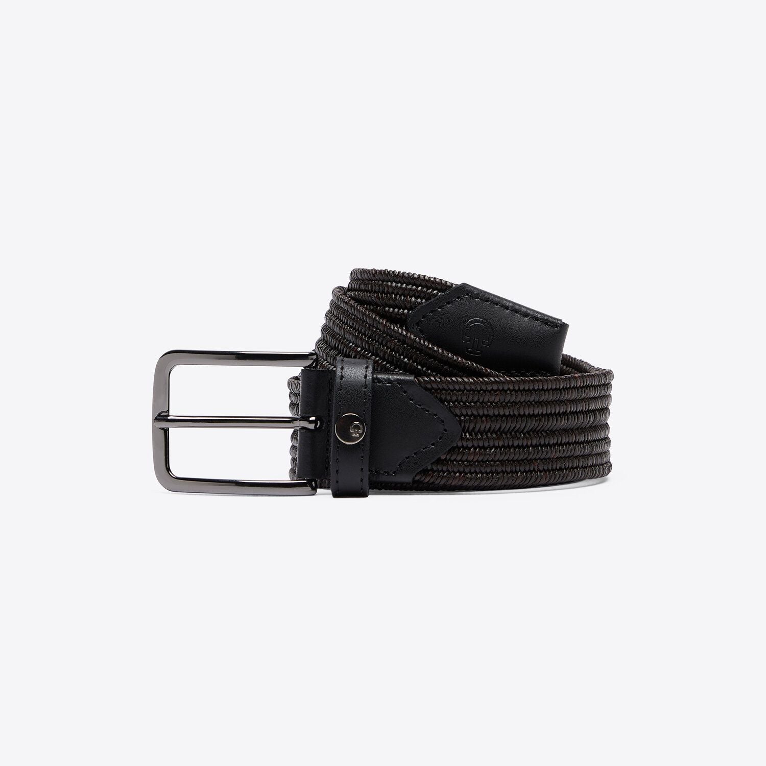 Cavalleria Toscana Woven Leather Stretch Belt ladies
