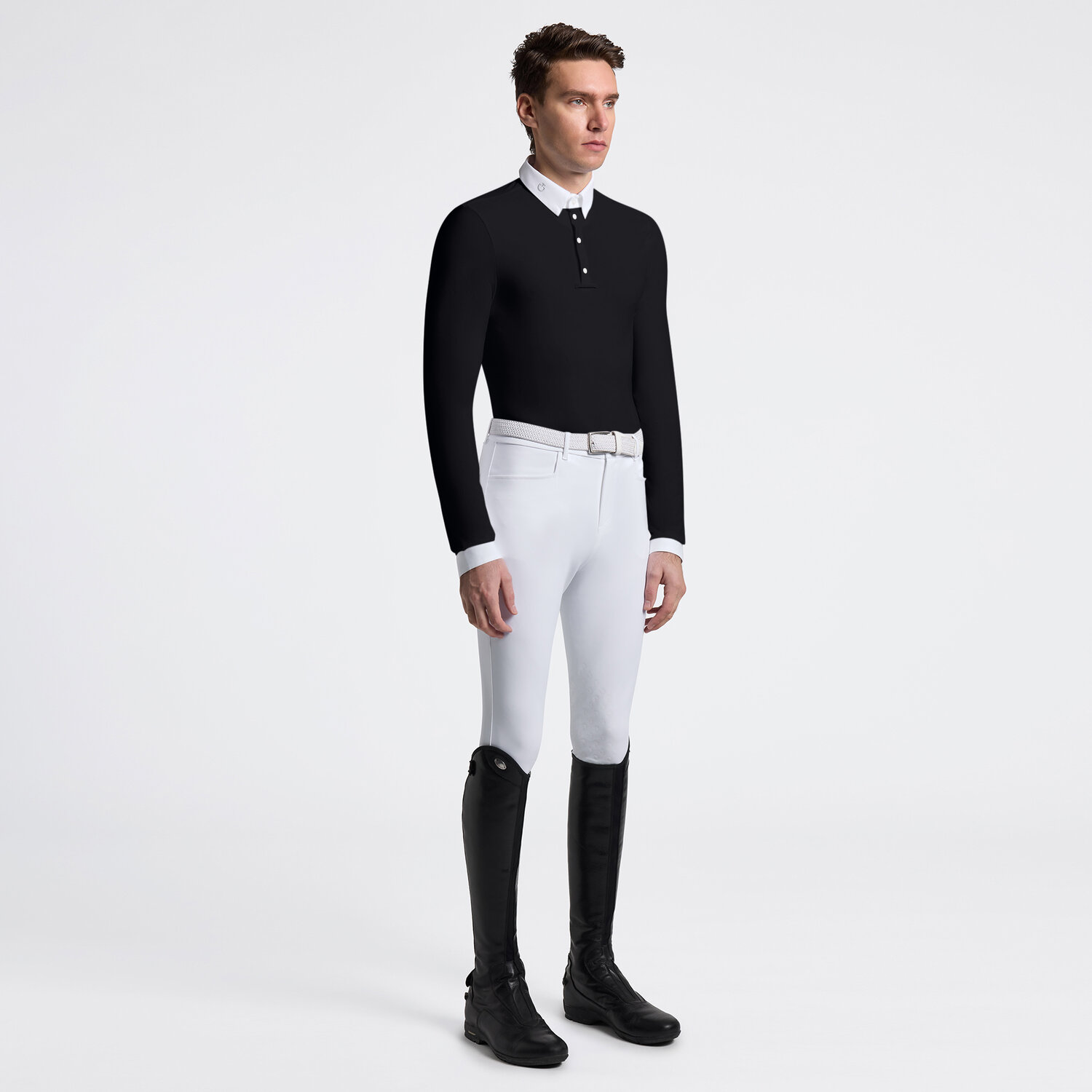 Cavalleria Toscana Textured Pullover Shirt mens