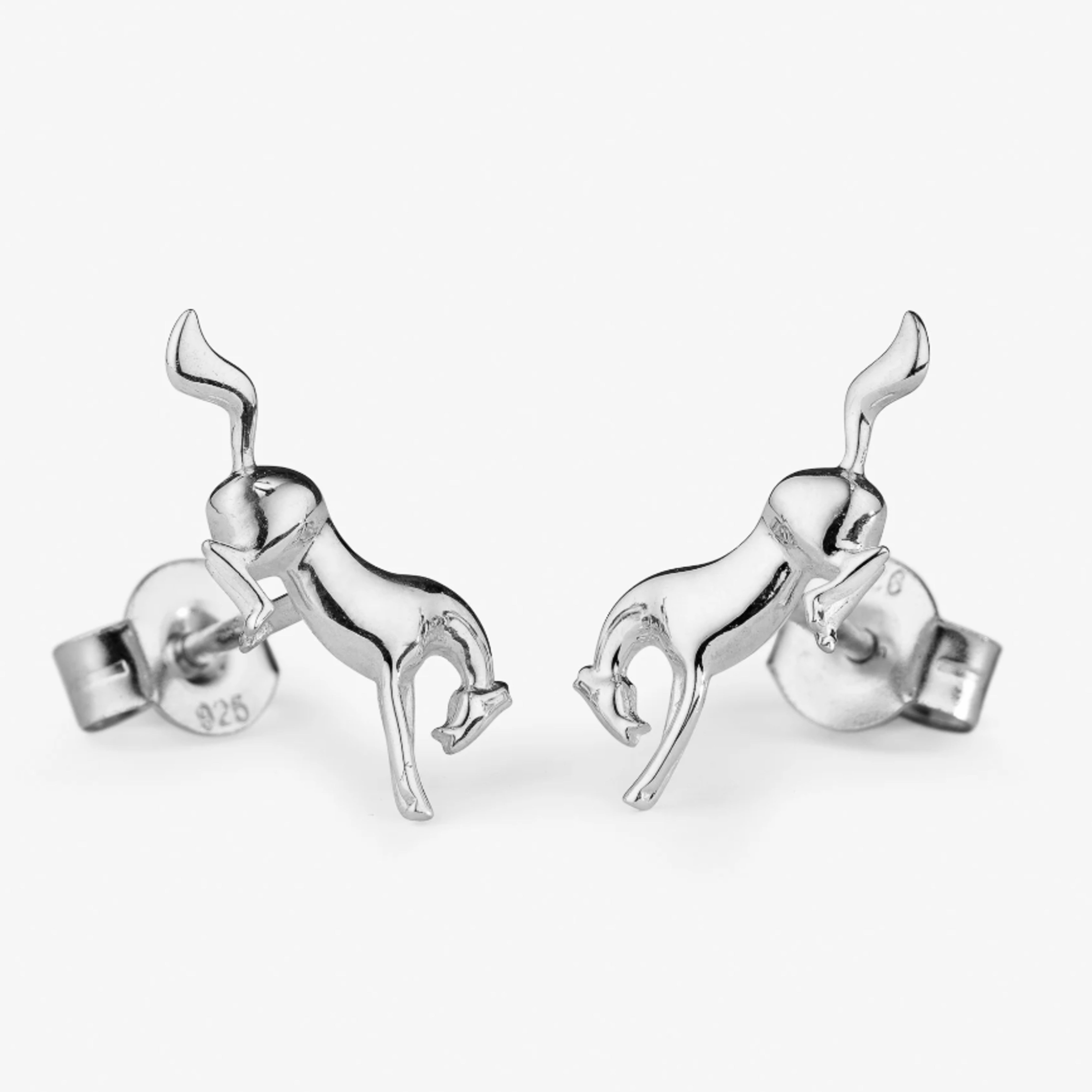 Get the Gallop Bucking Horse Earrings