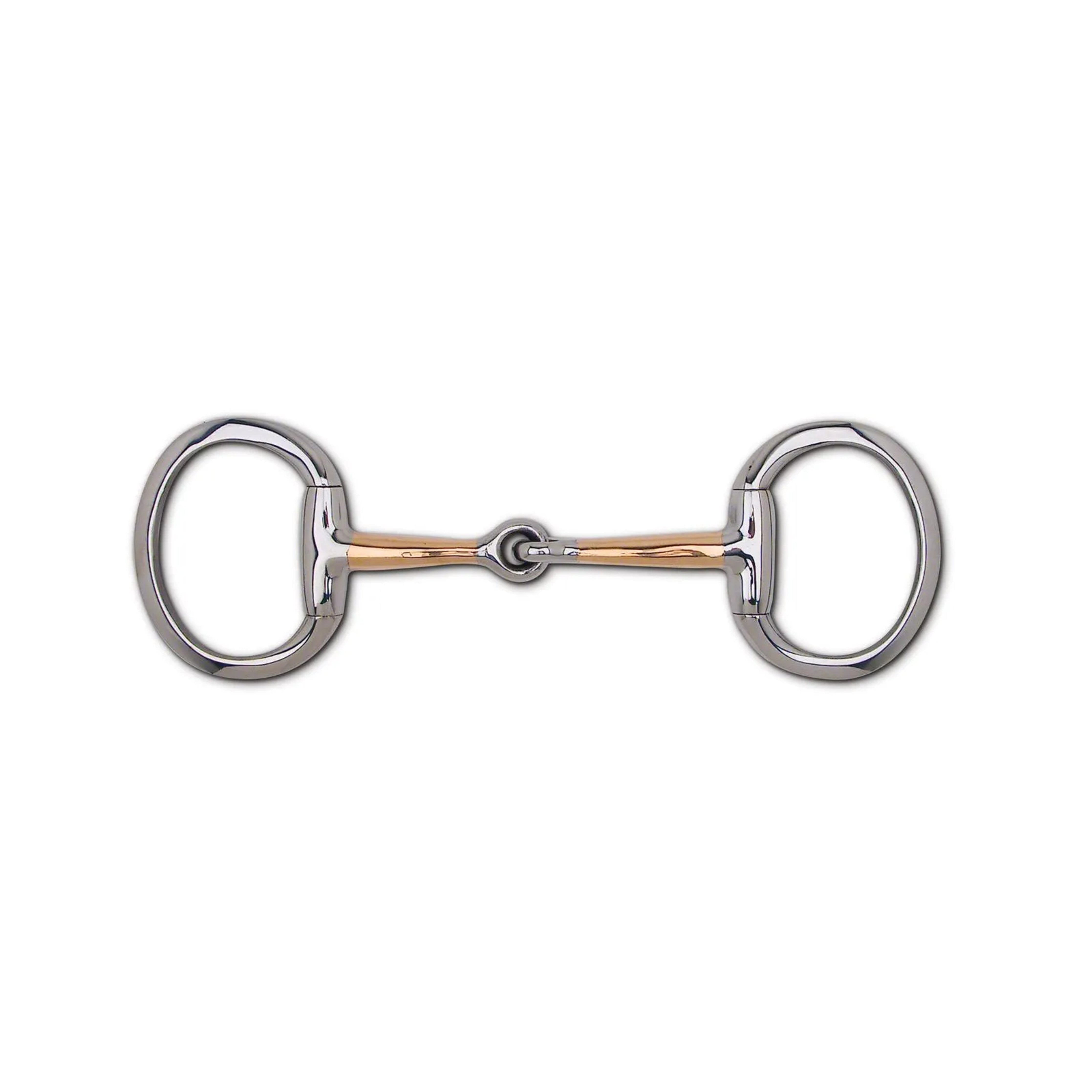Toklat Jointed Copper Eggbutt Snaffle Bit 4.75"