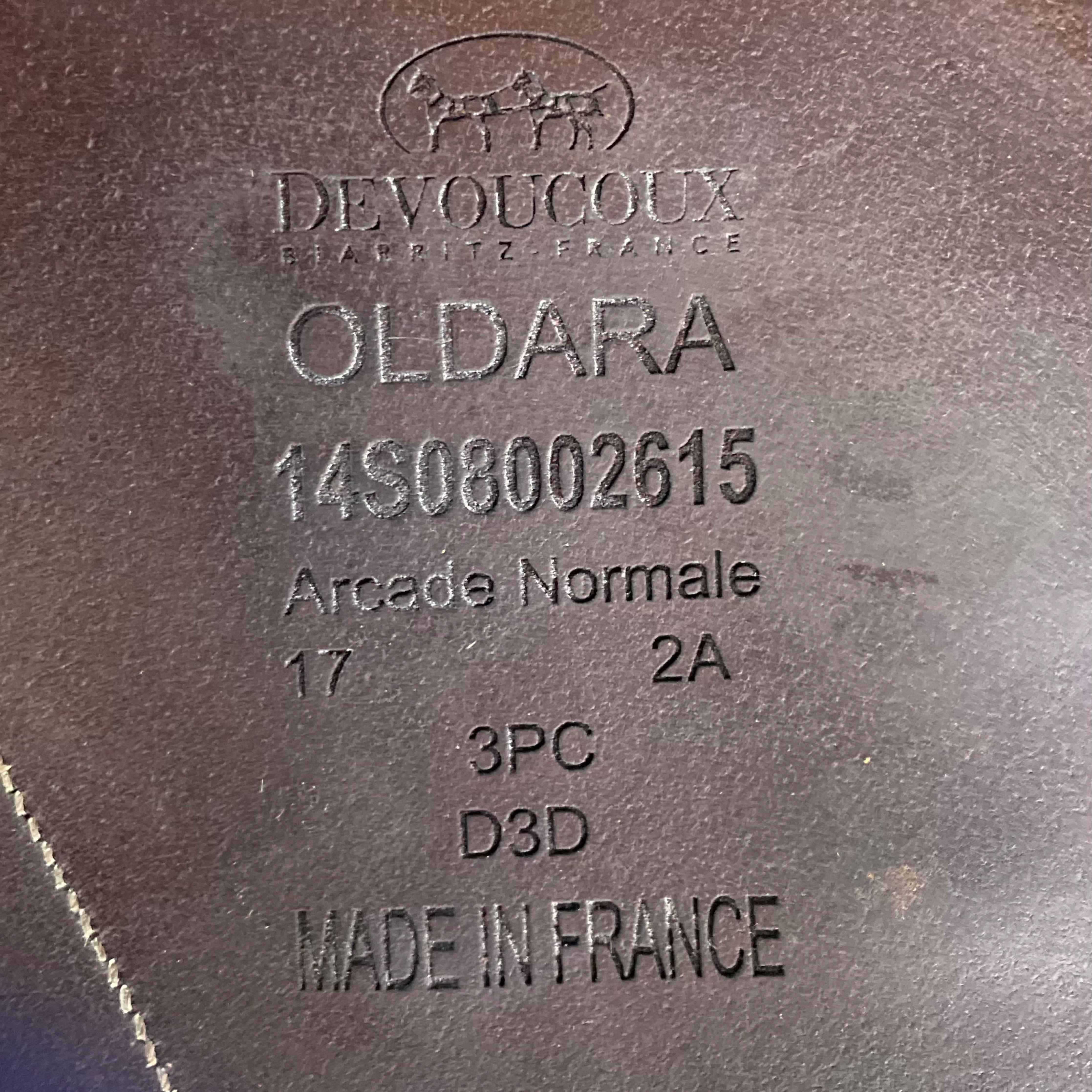 Devoucoux Oldara Saddle 17" 2A