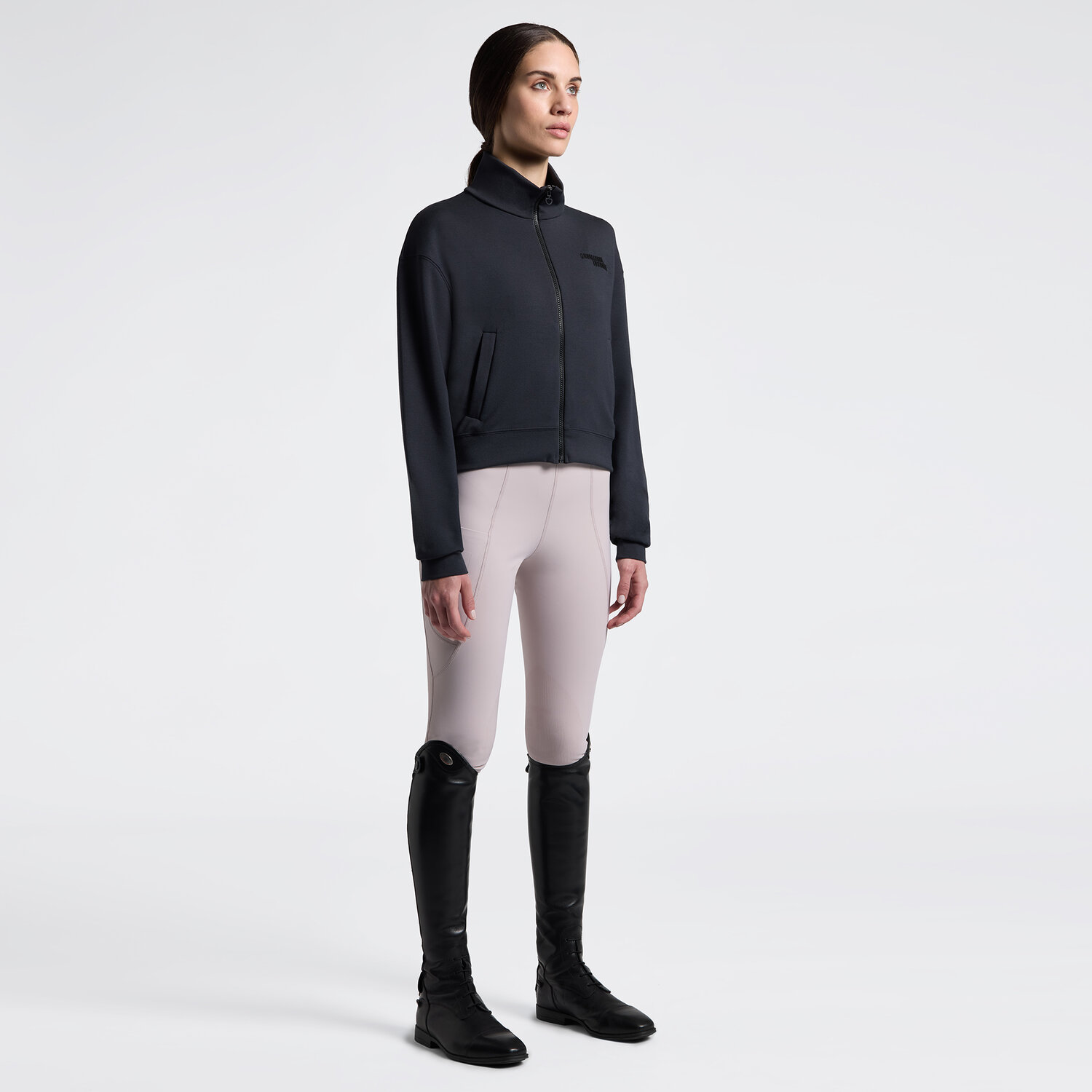 Cavalleria Toscana High Neck Soft Zip ladies