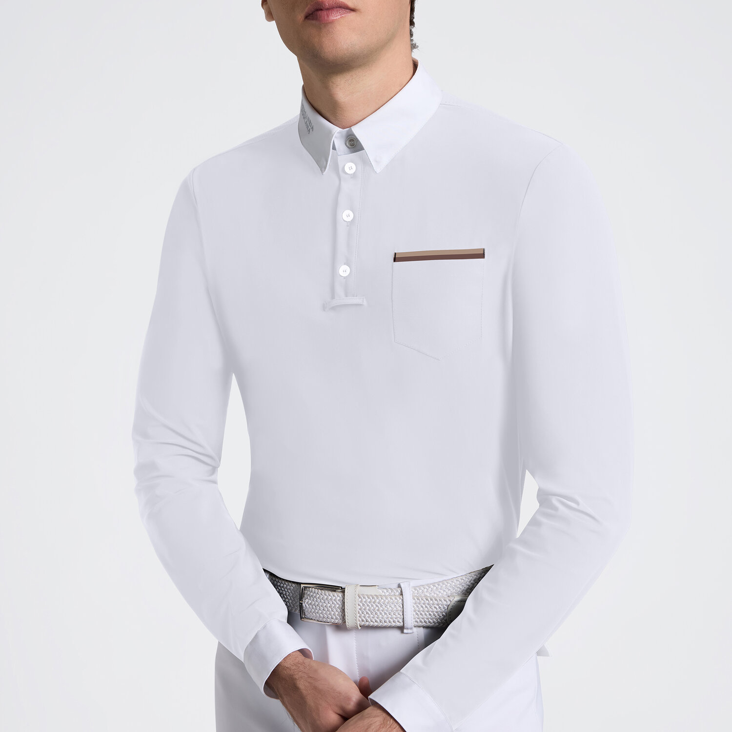 Cavalleria Toscana Perf Back Pullover Shirt mens