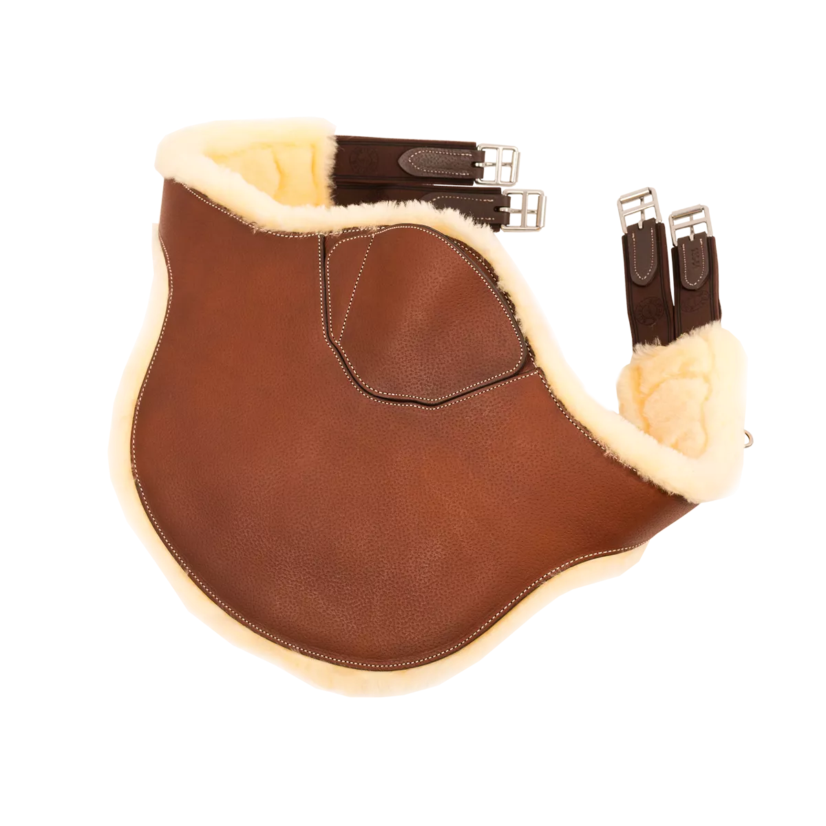 BUTET Belly Stud Guard Sheepskin Girth