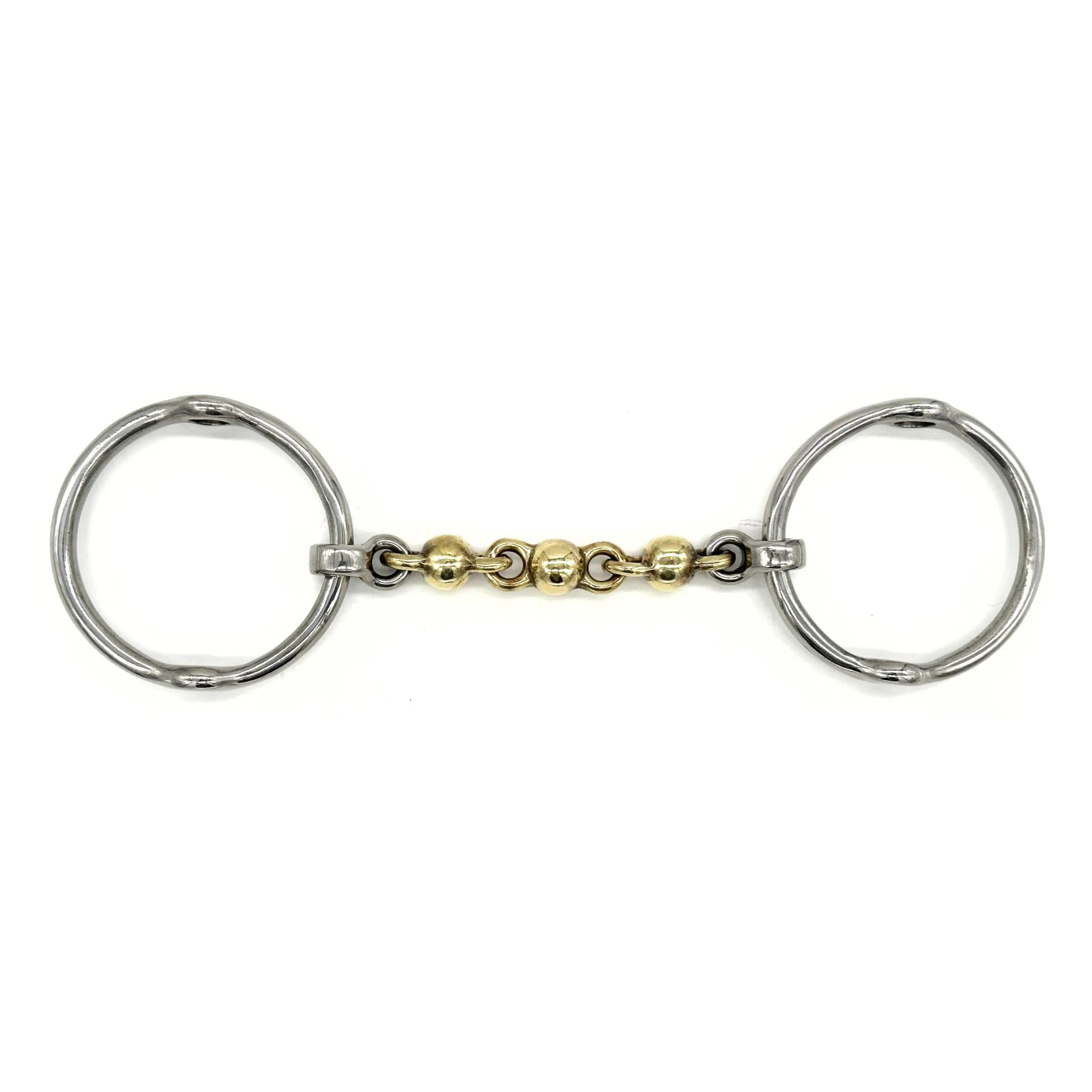Jake Adams Bit Loose Ring Gag Brass Waterford