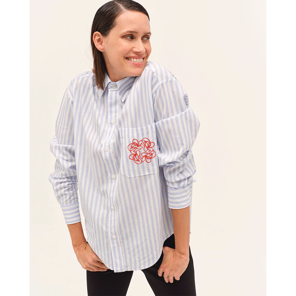 Dada Sport Olga Cotton Stripes Shirt
