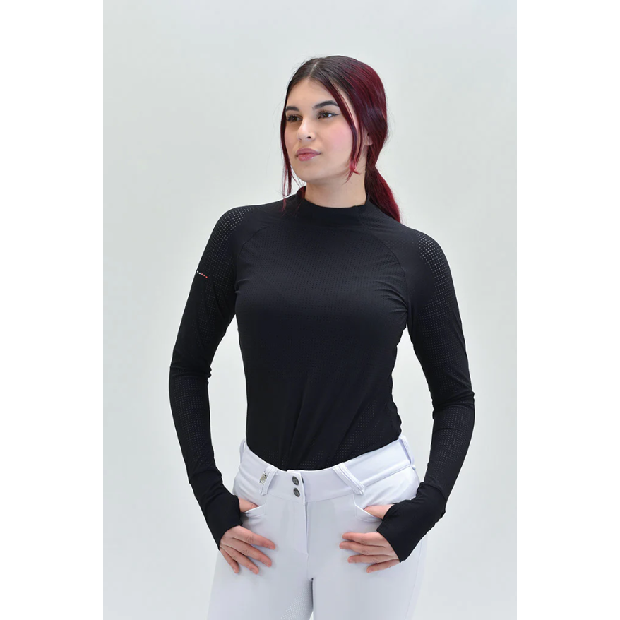 For Horses Willa Silky Air Mockneck ladies