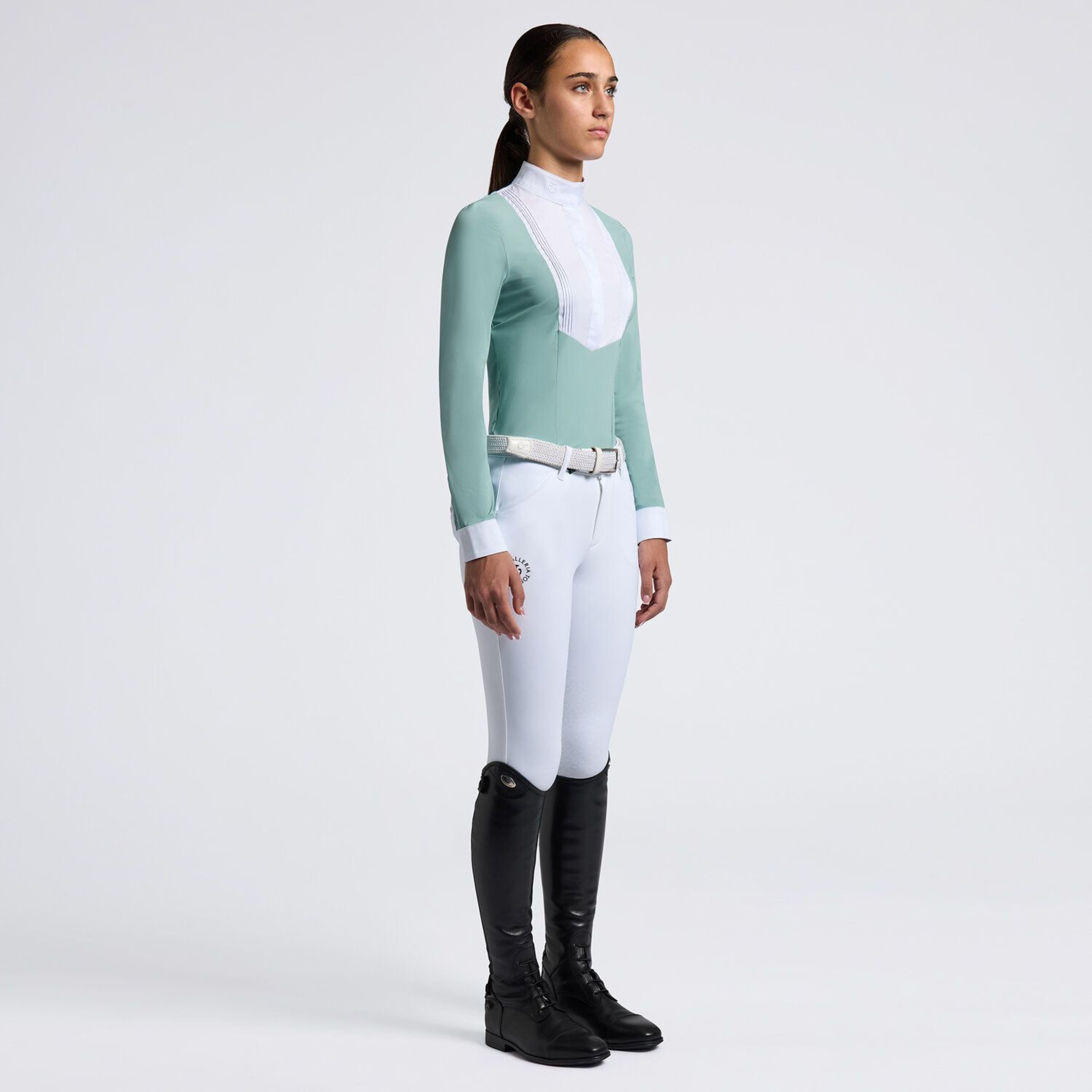 Cavalleria Toscana Hunter Bib Shirt l/s girls