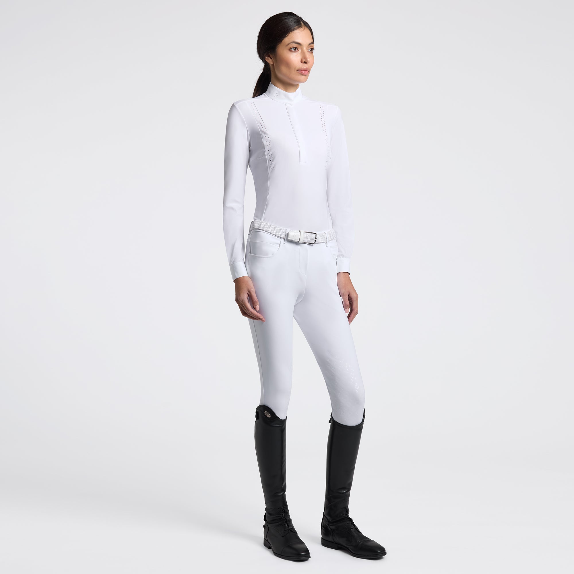 Cavalleria Toscana Double Dot Shirt l/s ladies