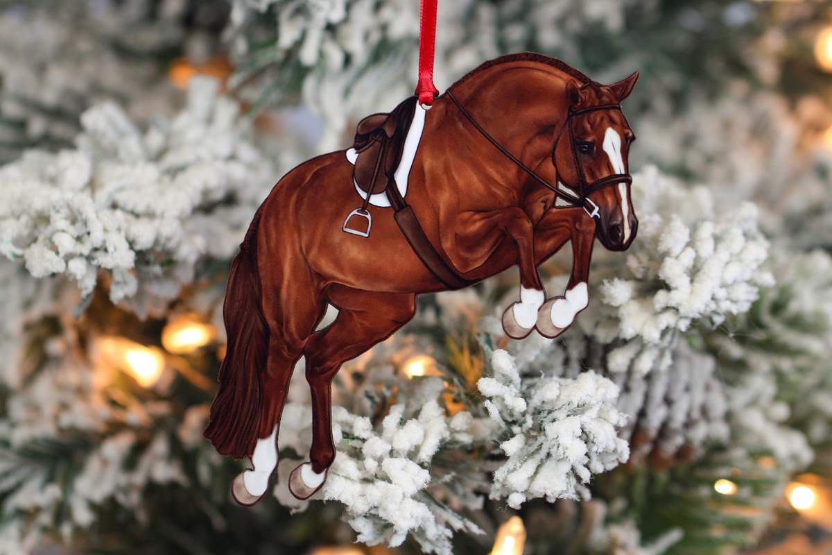 Wood Ornament Laser Cut Horse