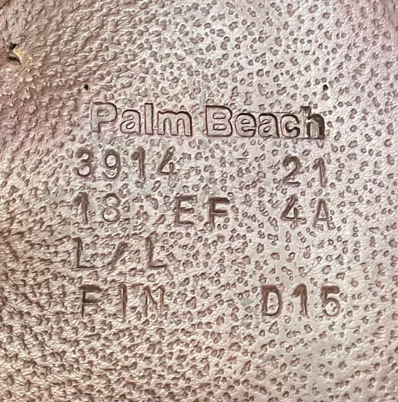 Voltaire Palm Beach saddle 18" 4A